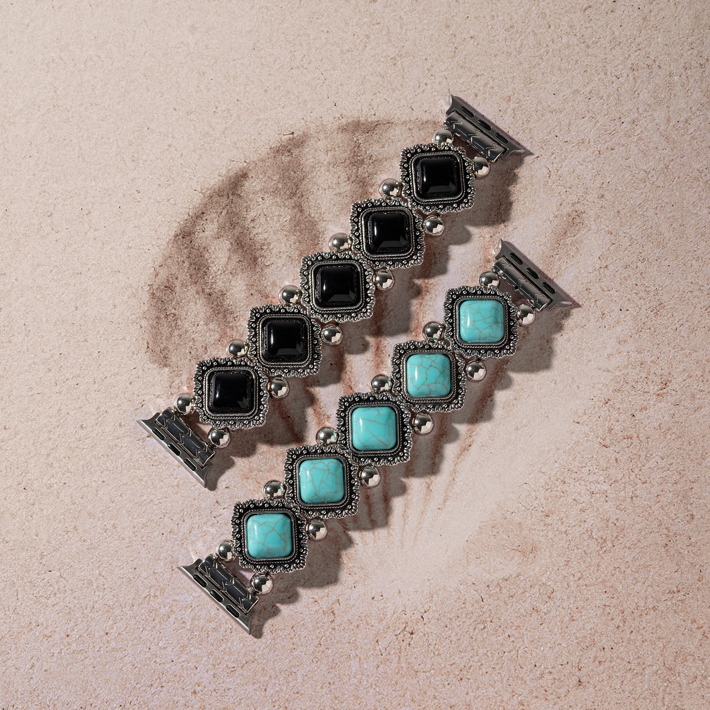 Retro Turquoise Elastic Watch Bracelet for Apple Watch