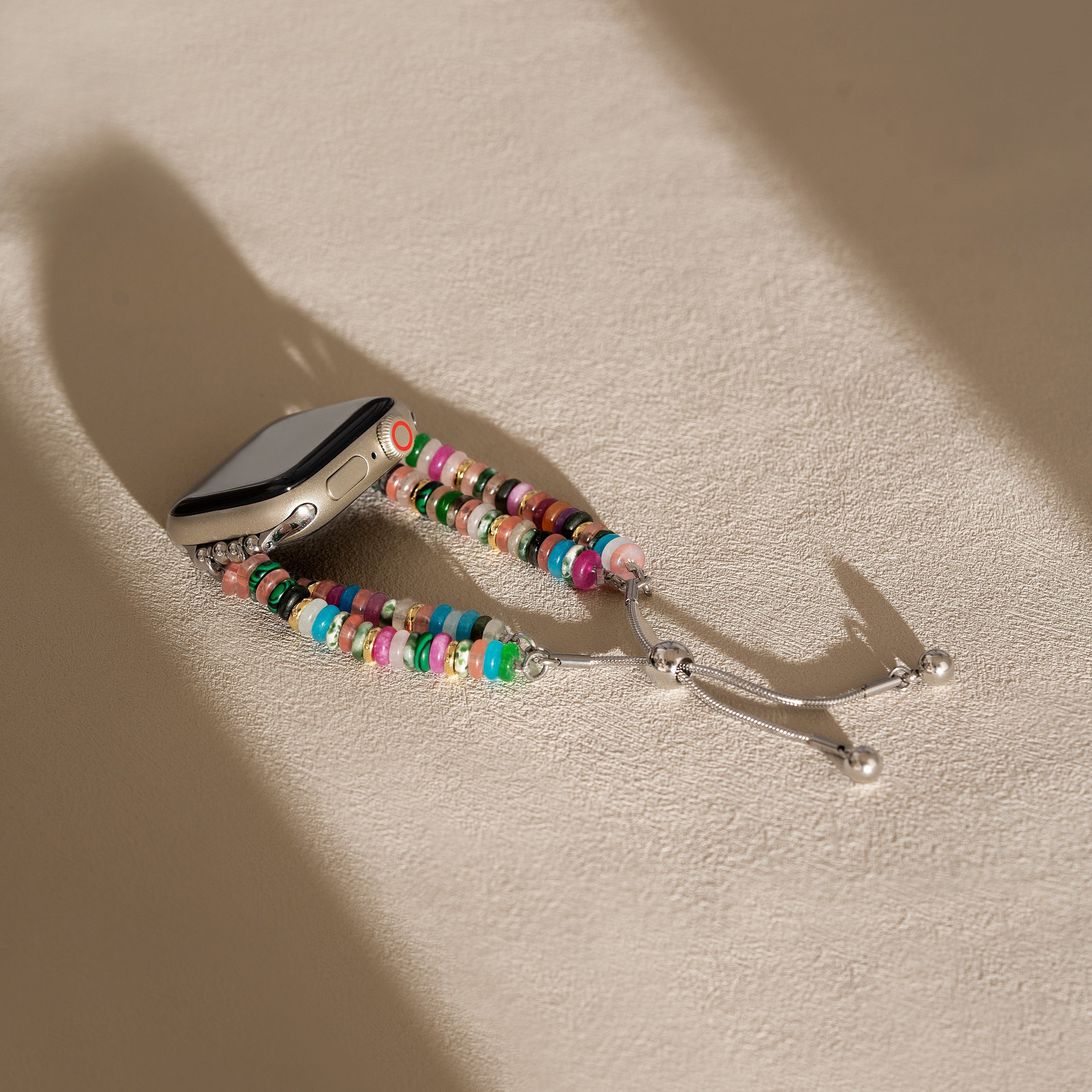 Rainbow Natural Stone Watch Band for Galaxy