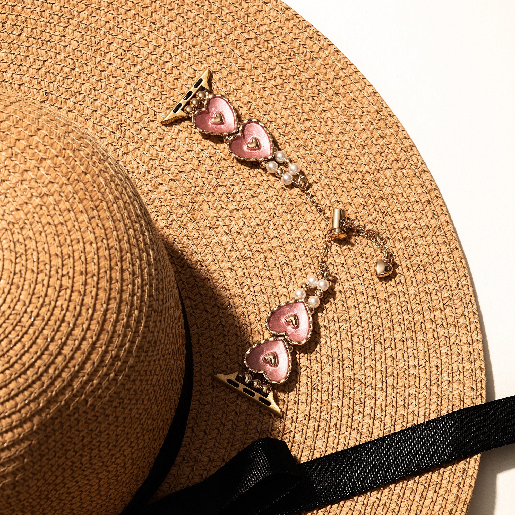 ラブスプレッドパールジュエリーウォッチバンド