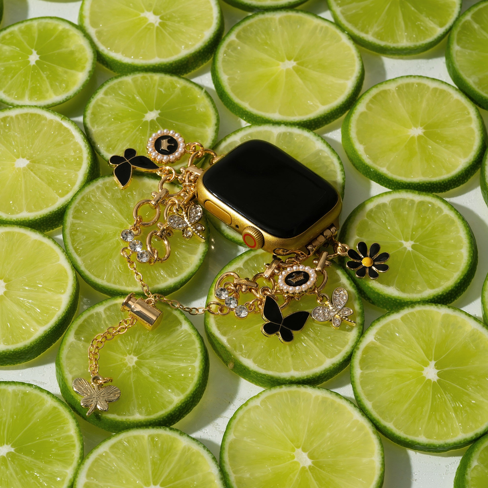 Apple Watch用ひまわりペンダントウォッチバンド