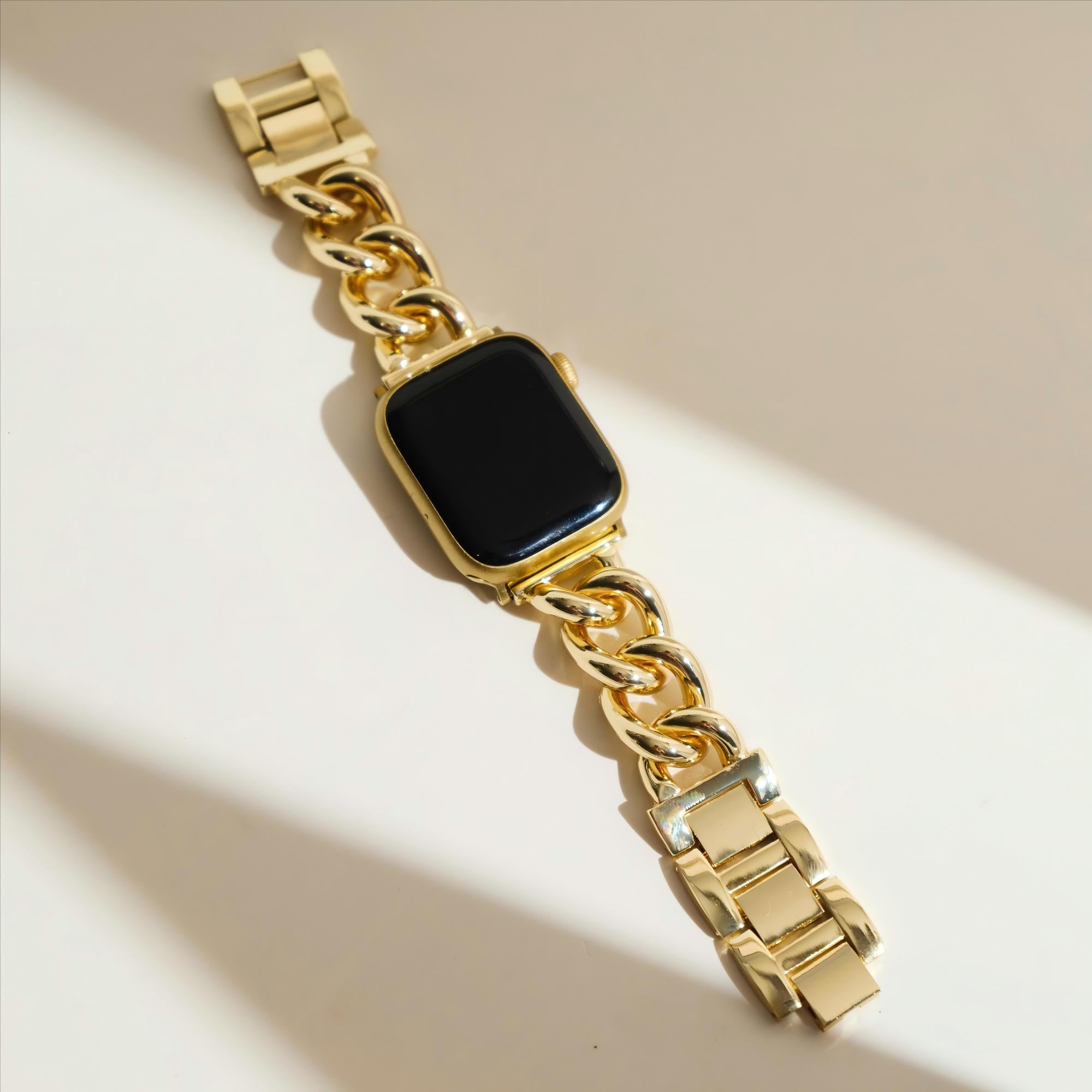 سوار ساعة من سلسلة سميكة لساعة Apple Watch