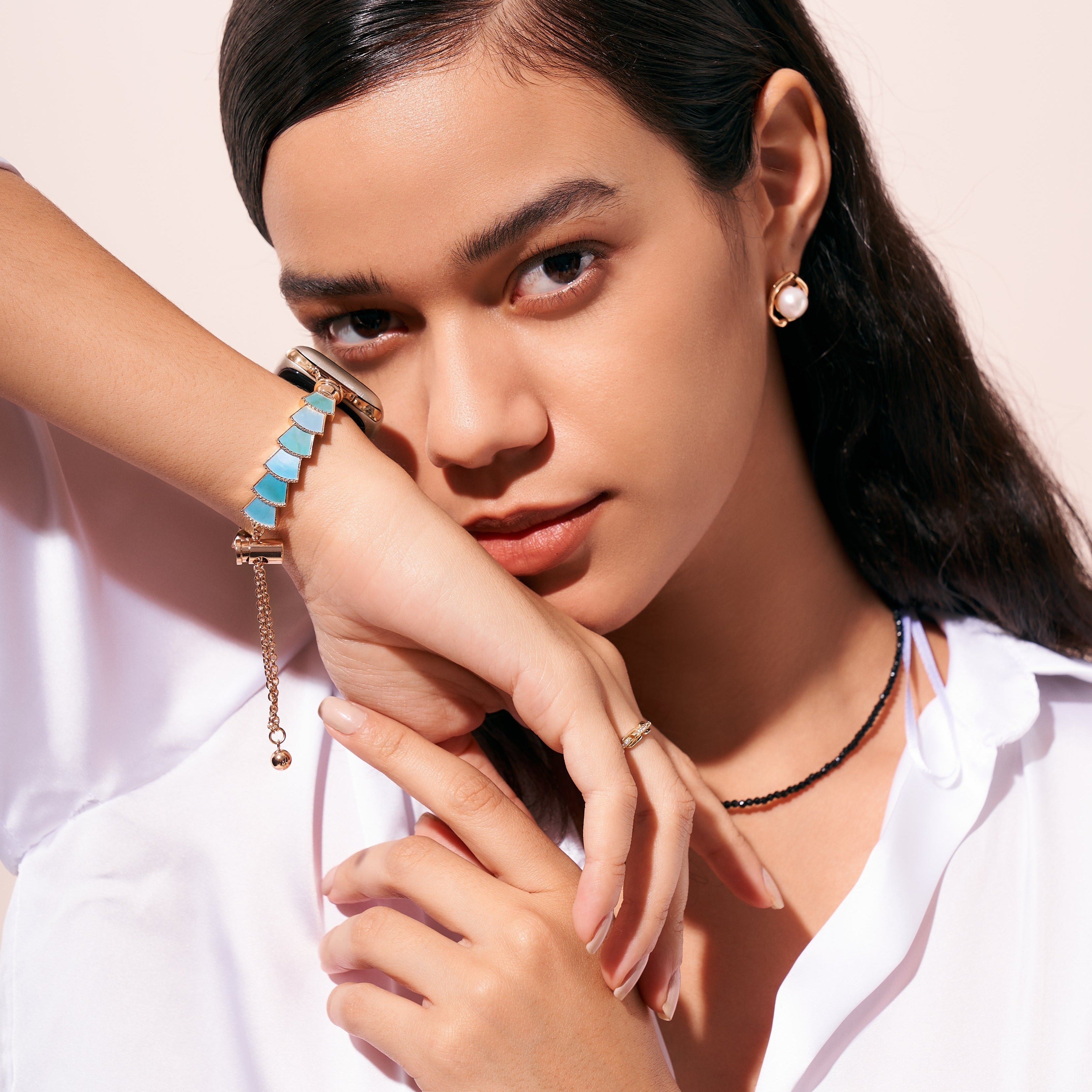 Glittery Seashell Watch Band for Apple Watch