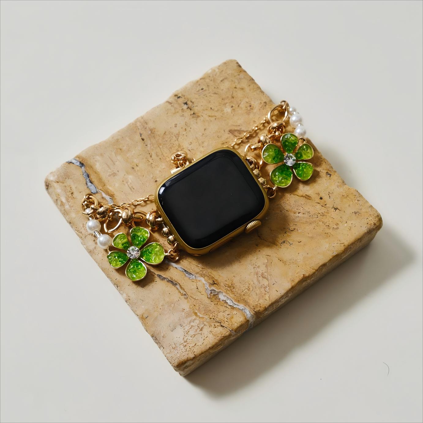 Quartz Floral Watch Band for Galaxy