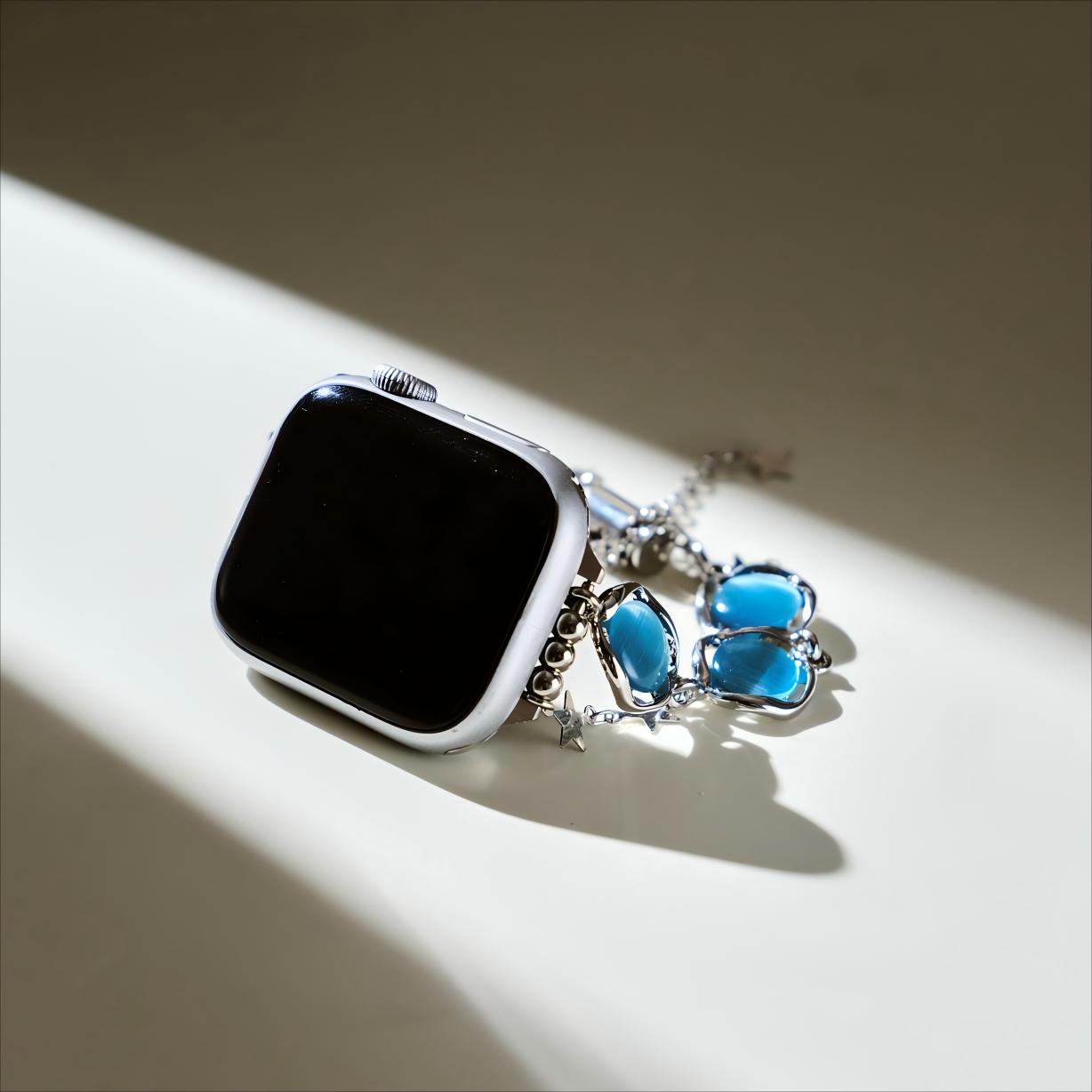 Star Chain Opal Beaded Watch Band for Apple Watch