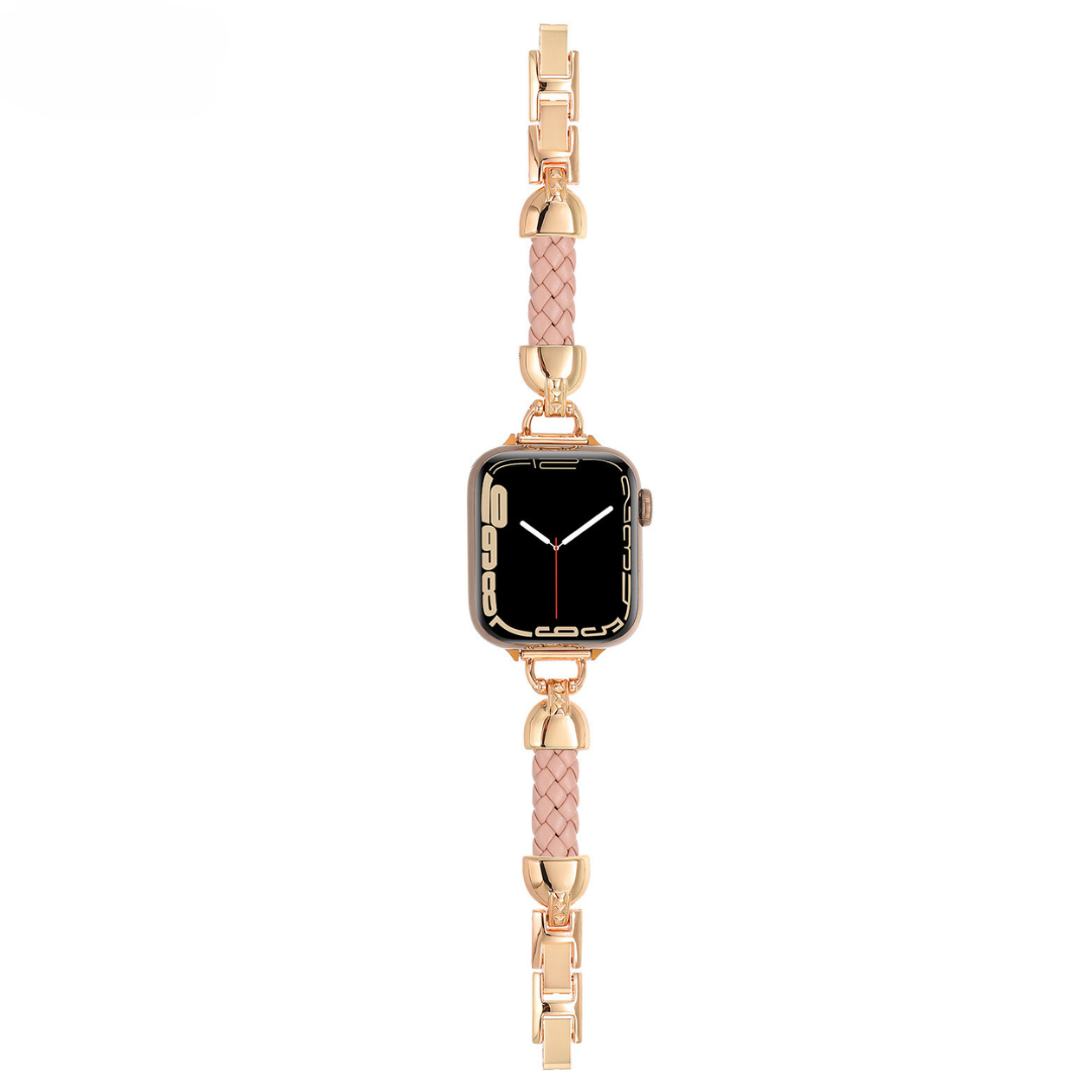 Apple Watch用スリム織りメタルウォッチバンド