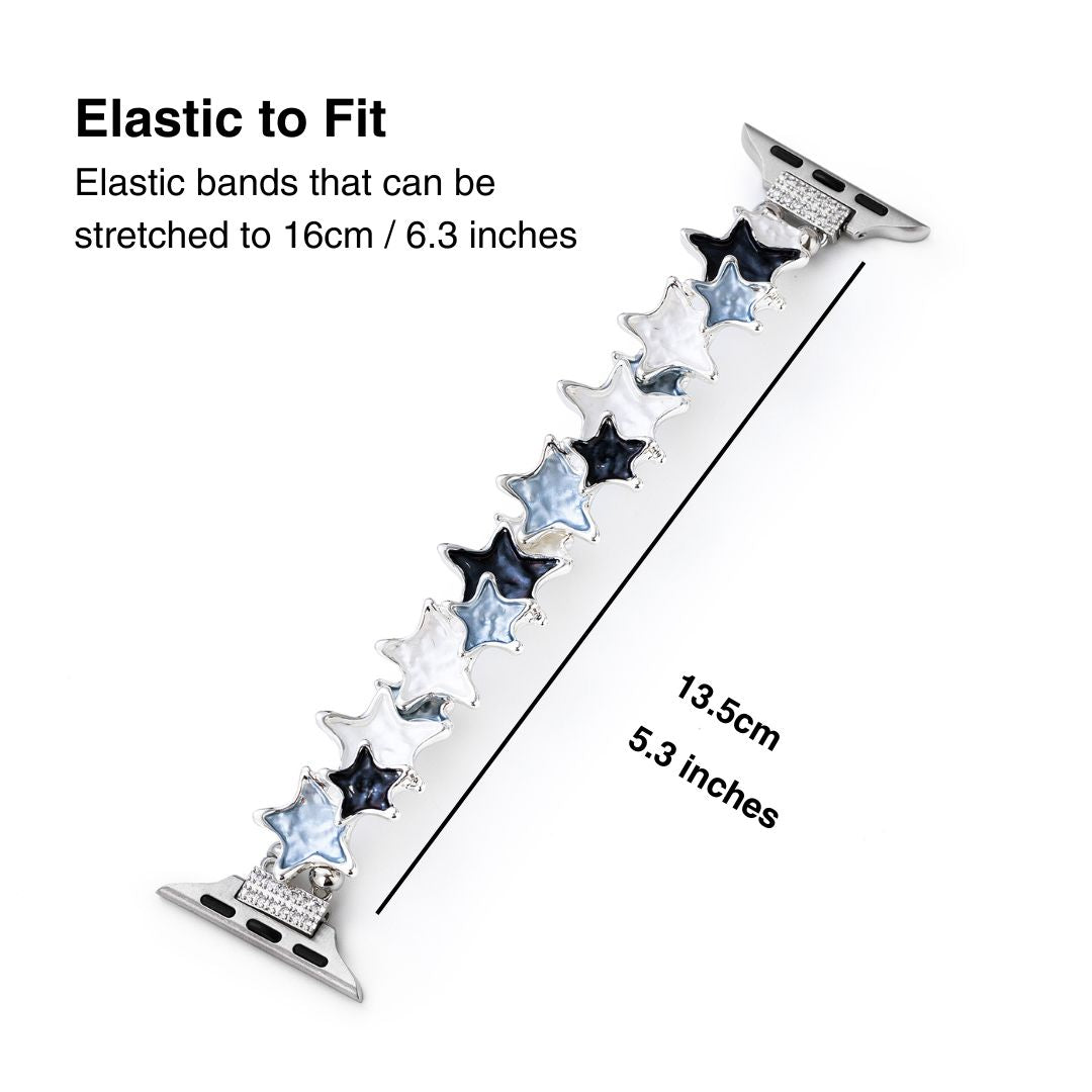 Stars Elastic Bangle Watch Bracelet for Garmin