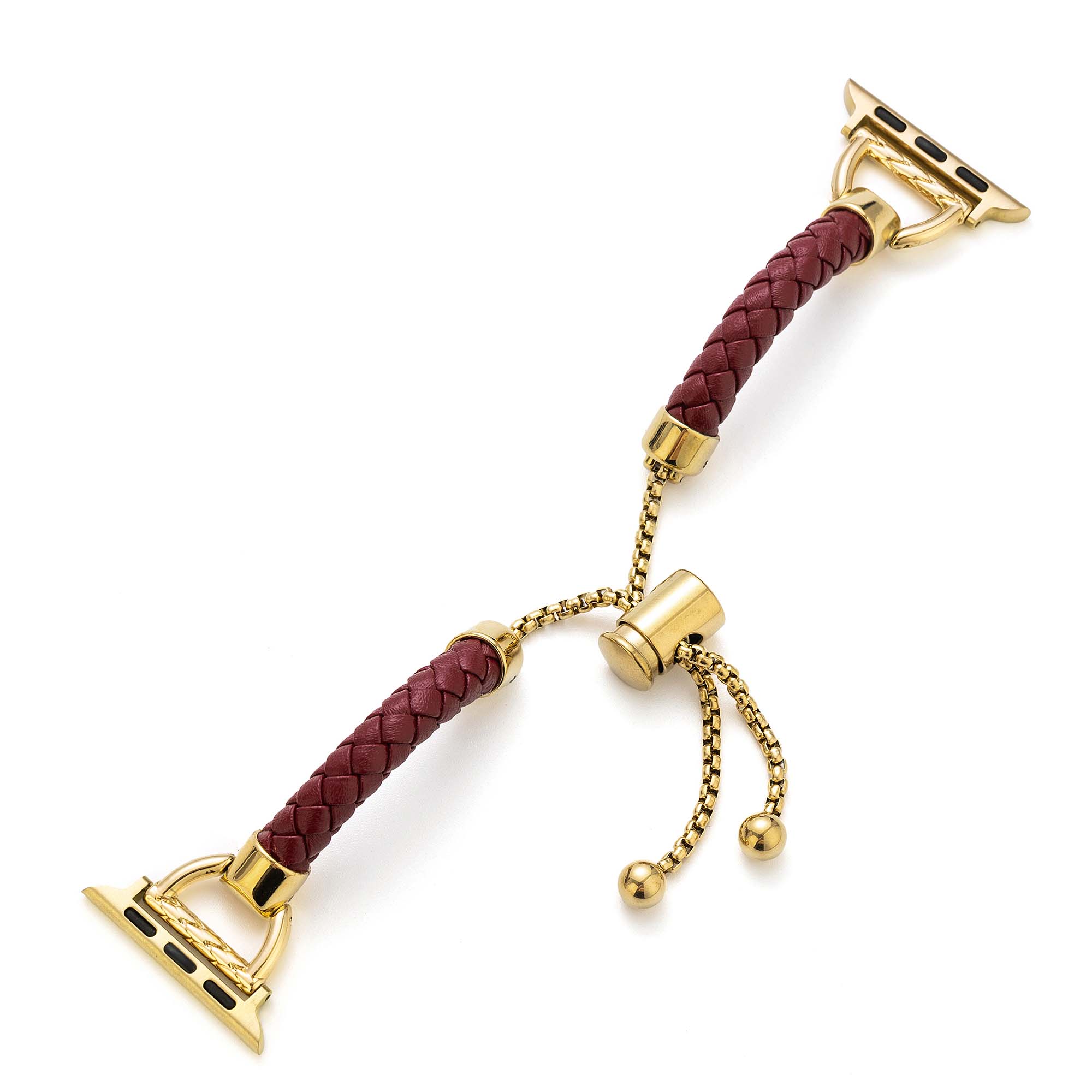 Geflochtenes Vakuumbeschichtetes Uhrenarmband für Apple Watch