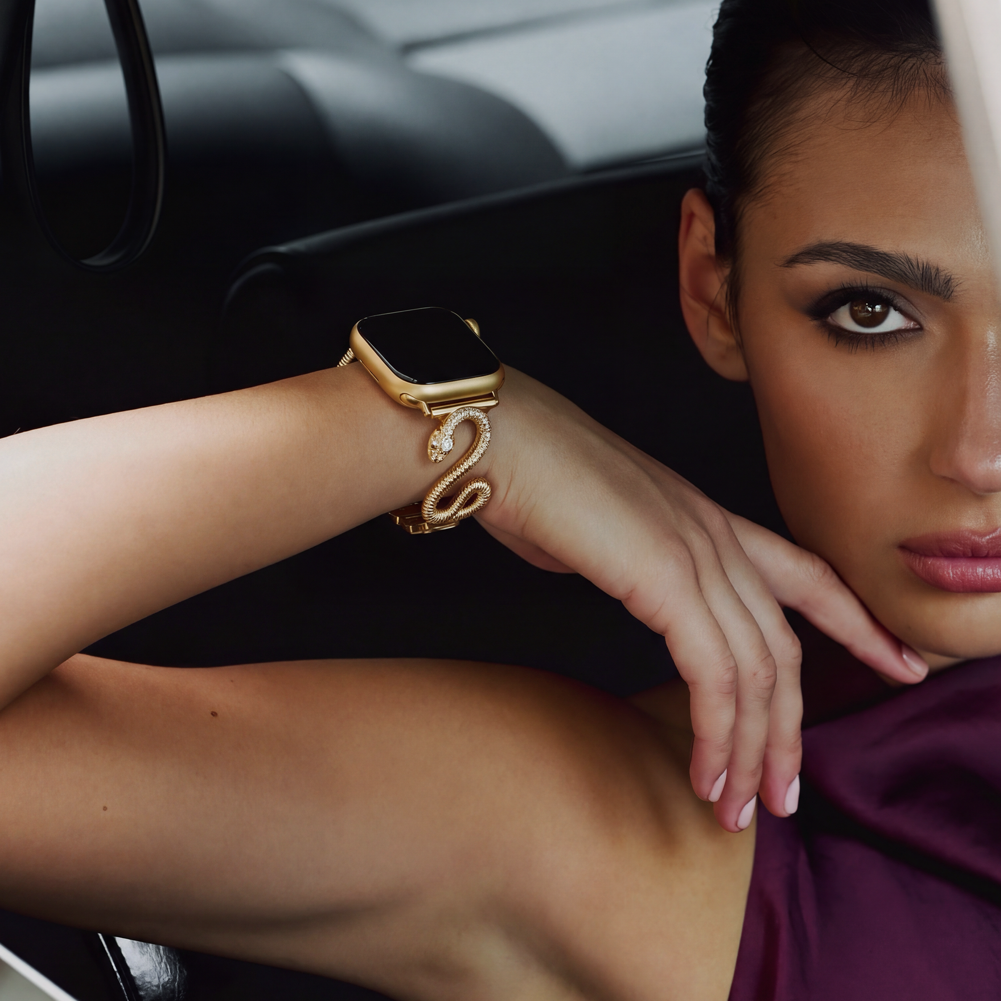 The Serpent Statement Jewelry Watch Band for Apple Watch