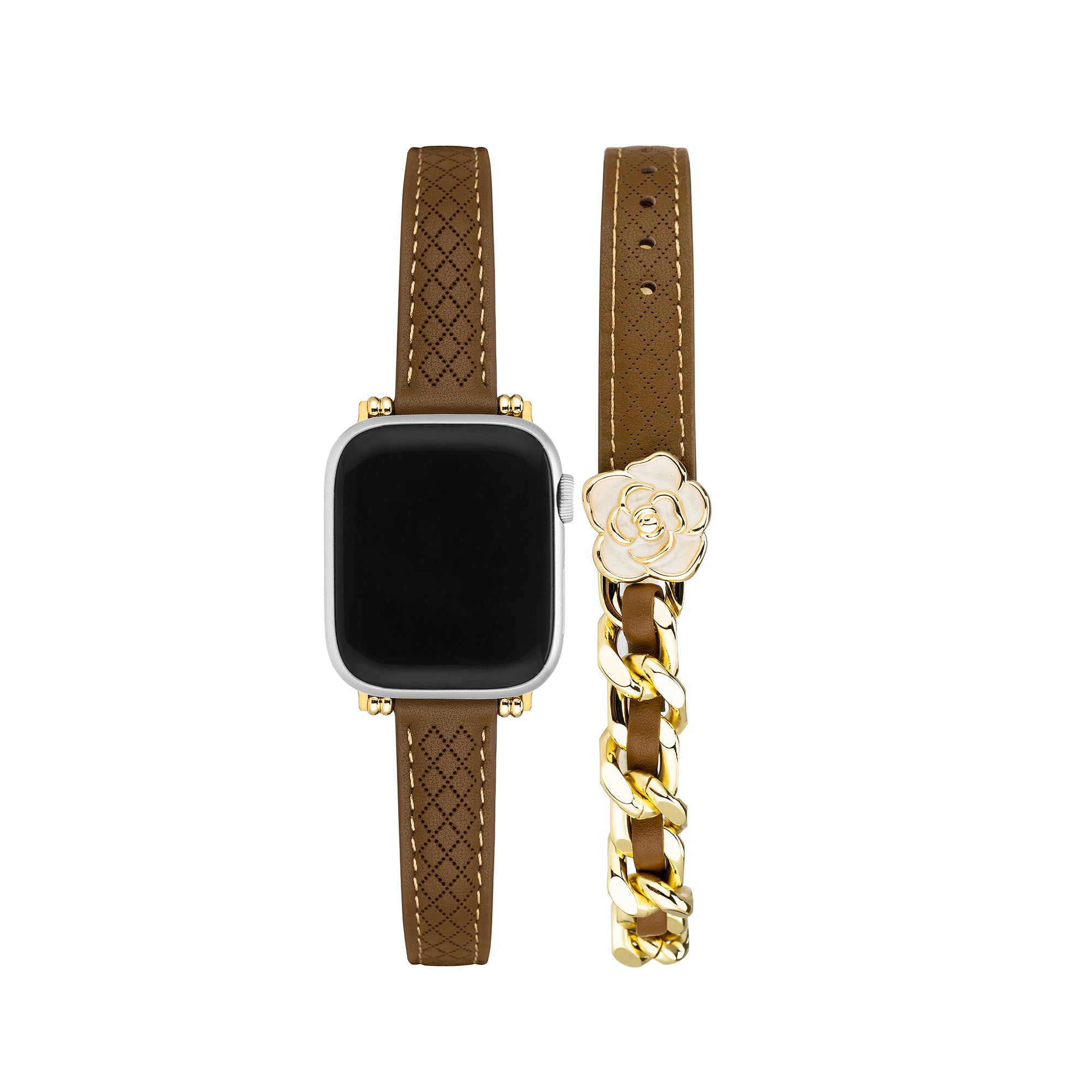 Floral Double Layered Watch Bracelet for Google