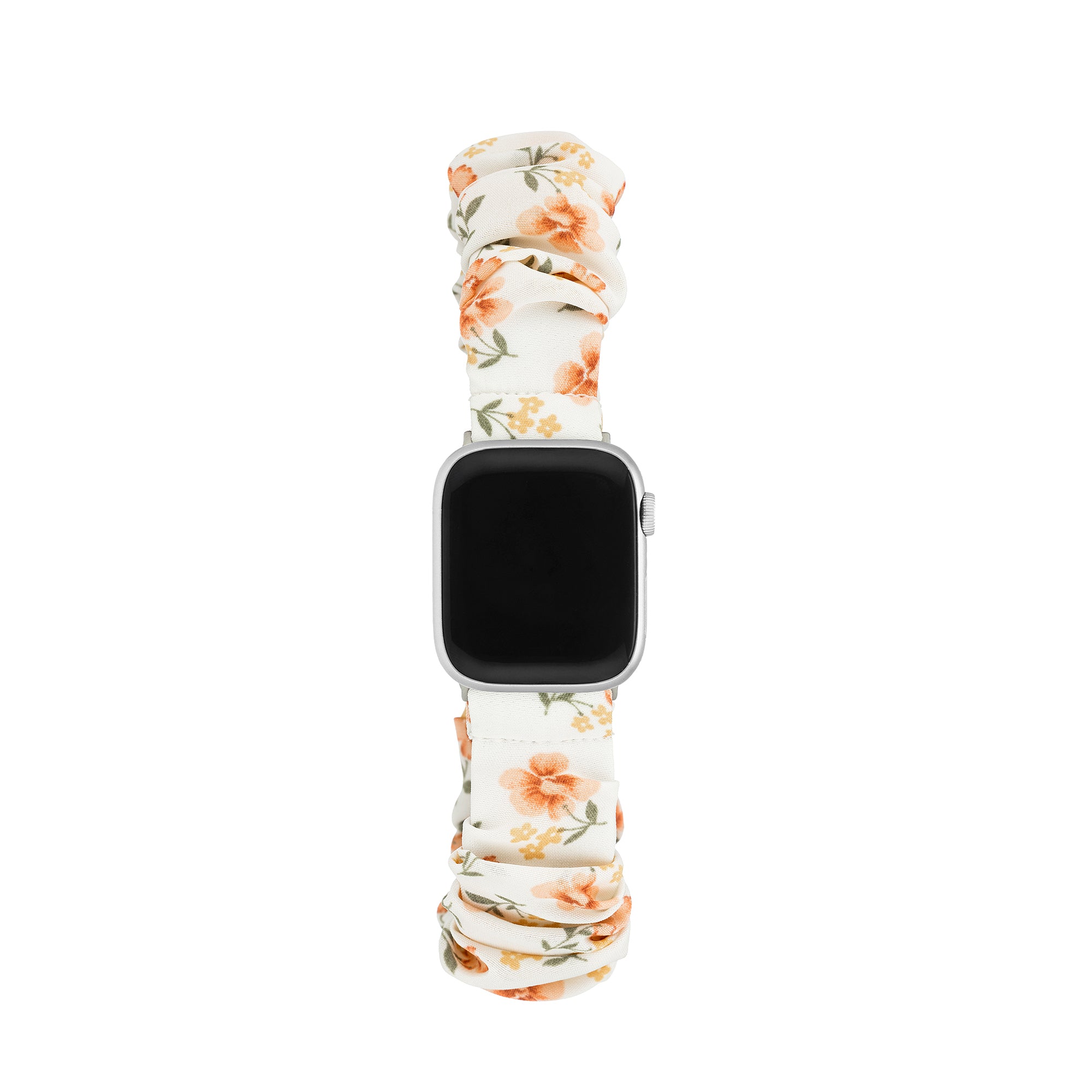 Bracelet en silicone floral compatible avec iWatch 38 mm, 40 mm