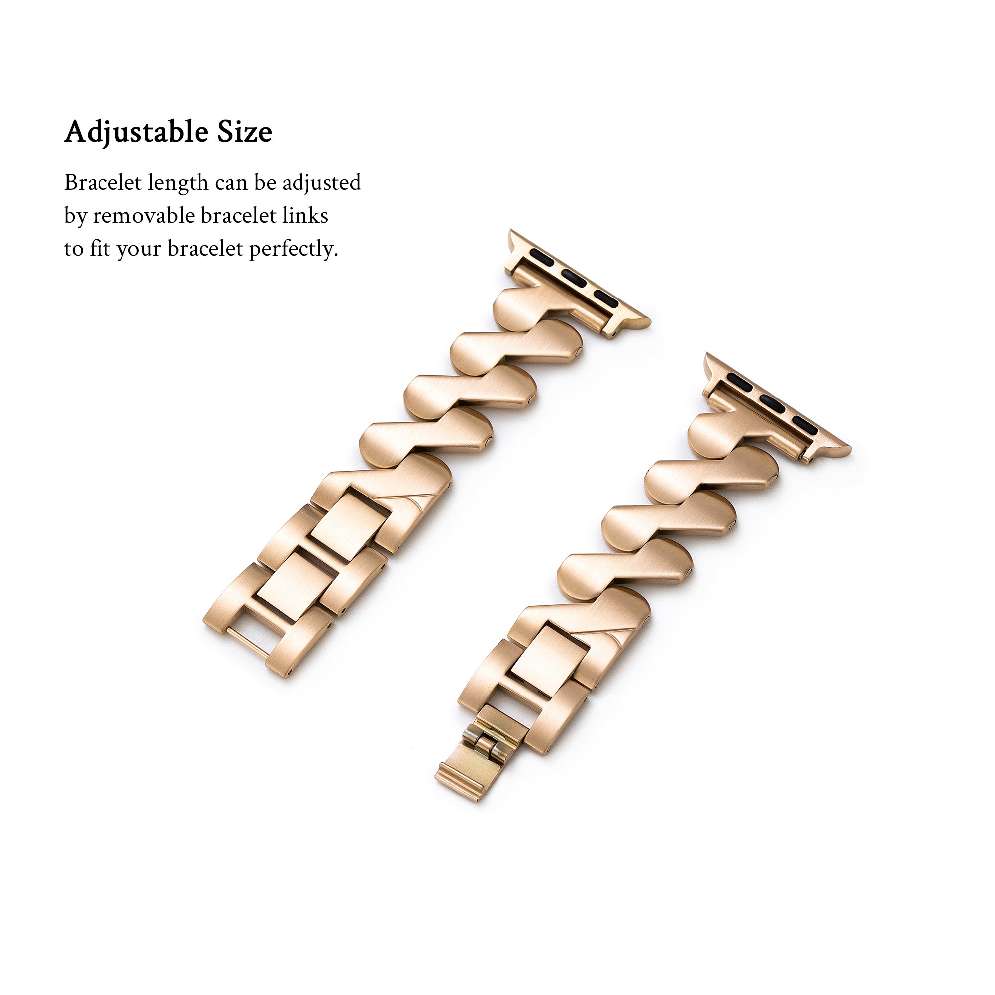 Edelstahl Geo-Uhrenarmband für Garmin