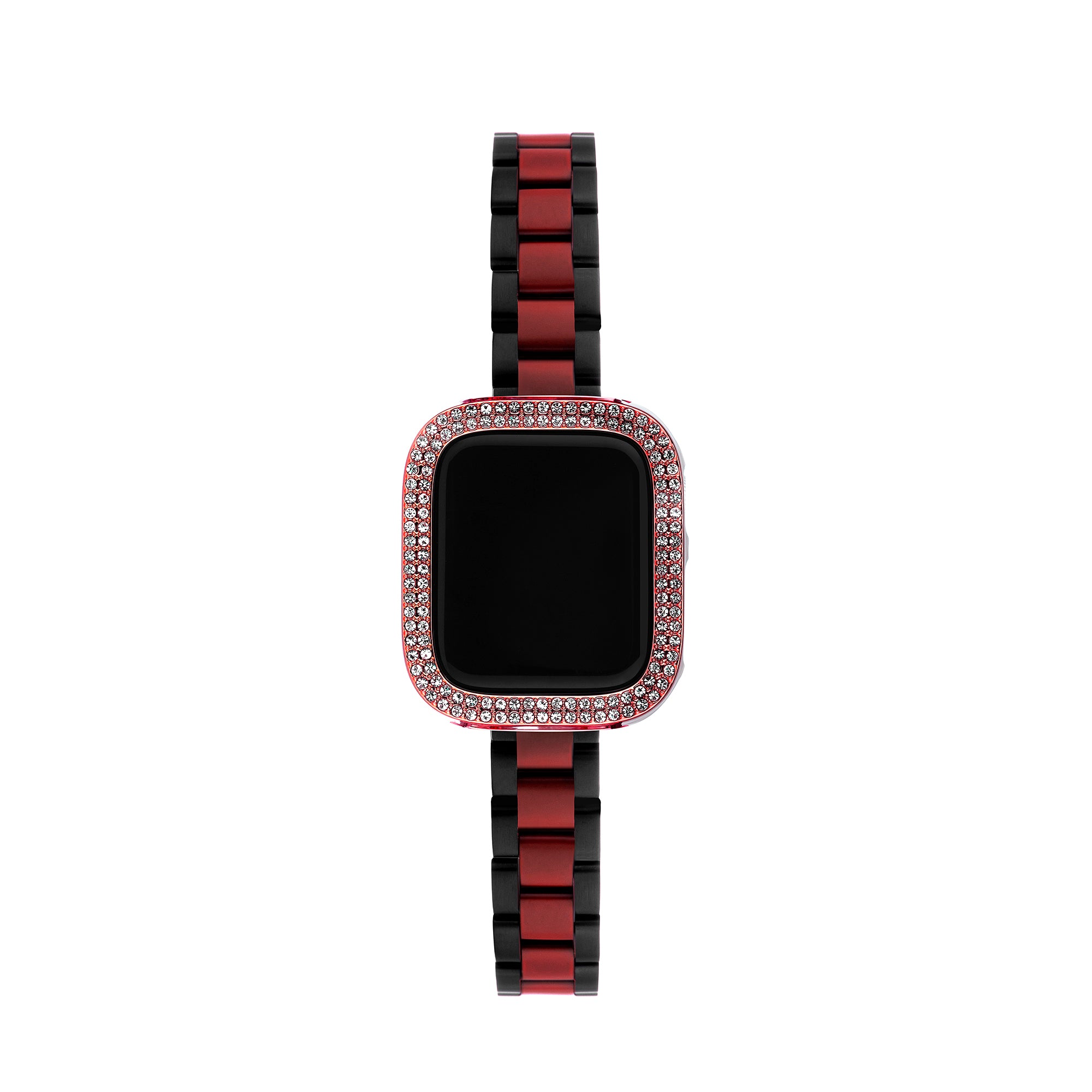 Shiny Rhinestones Half-Wrapped Apple Watch Case