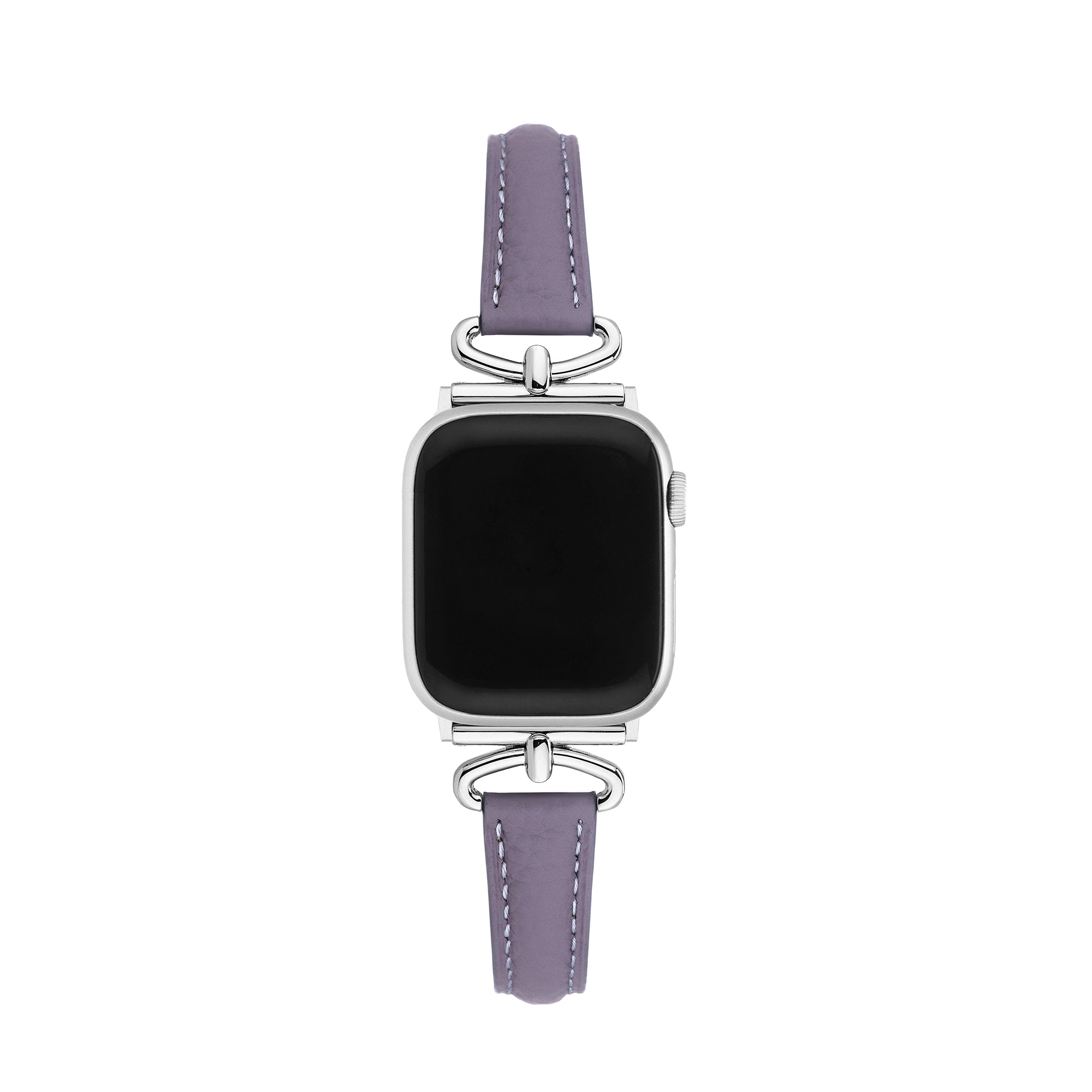 Apple Watch用メタルアクセントレザーウォッチバンド