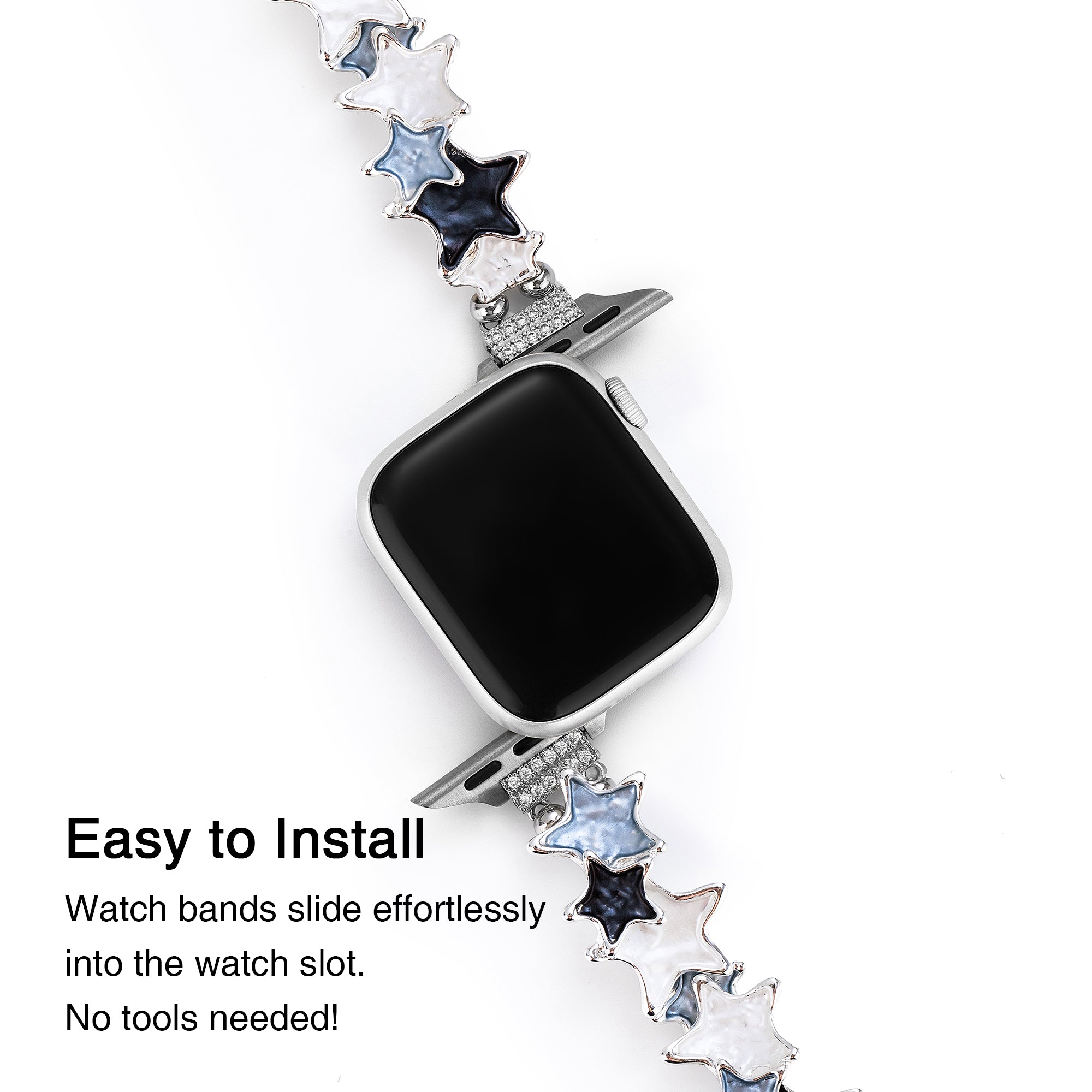 Stars Elastic Bangle Watch Bracelet for Garmin