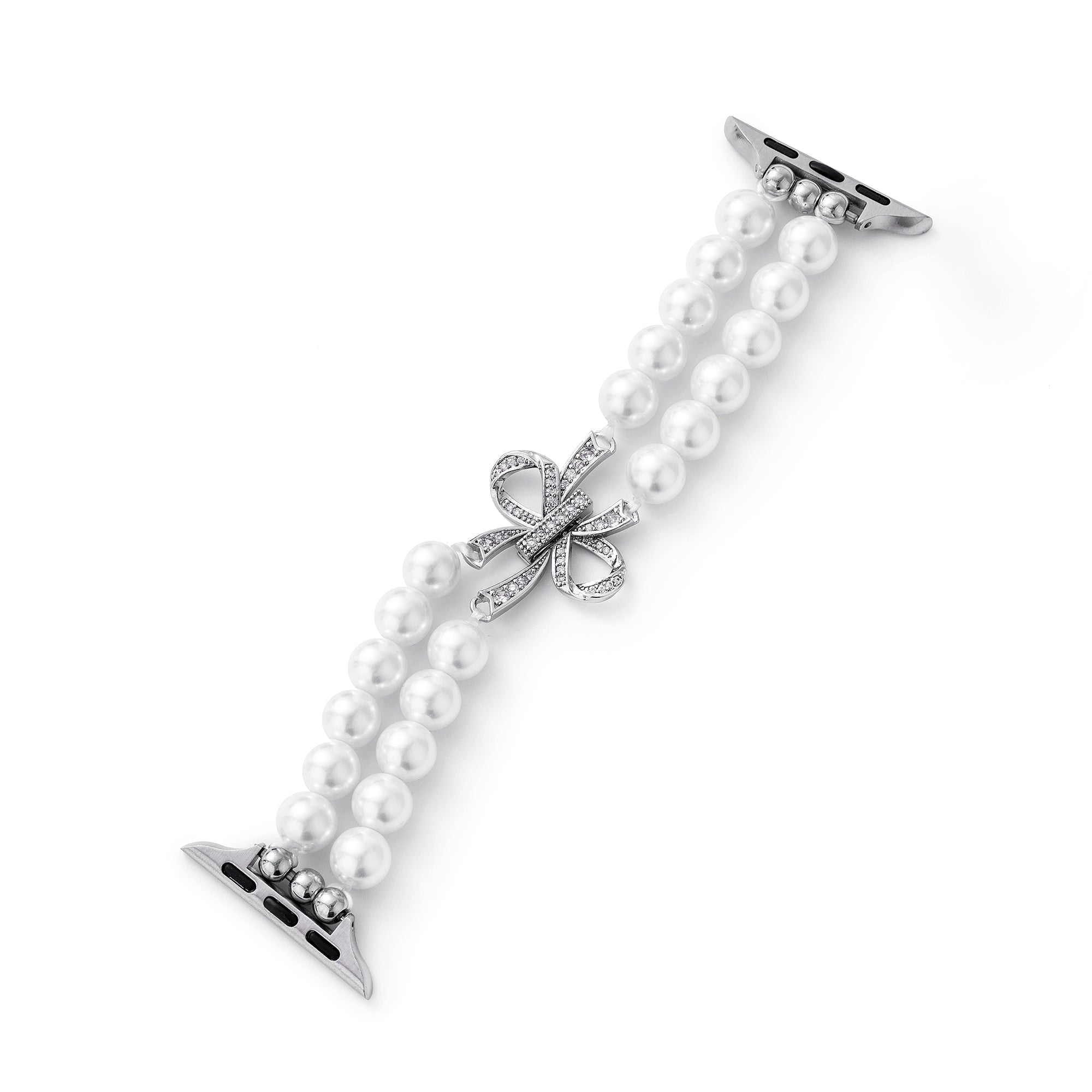Double Pearl-Beaded Watch Band for Apple Watch