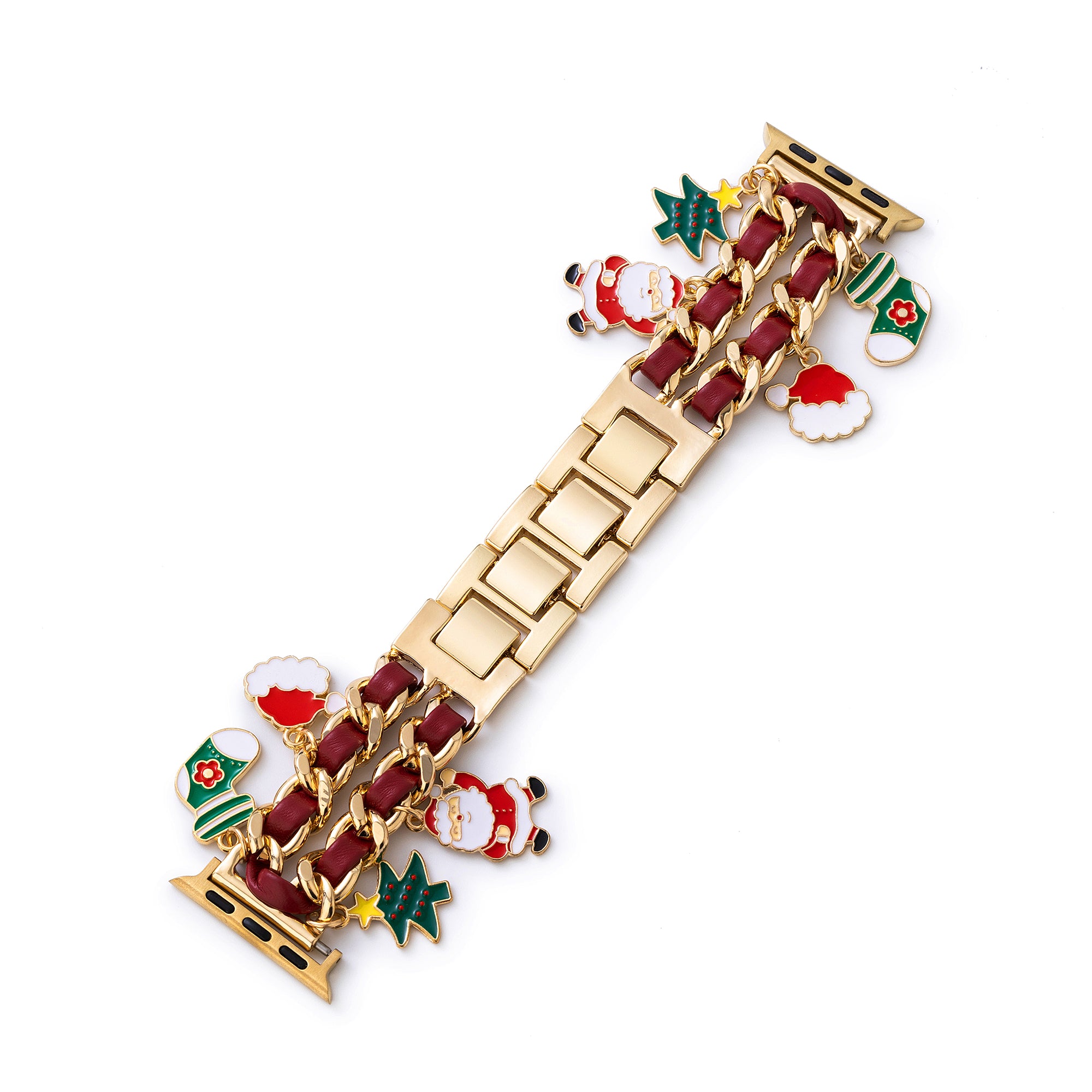 Apple Watch用クリスマスダブルツイストウォッチバンド