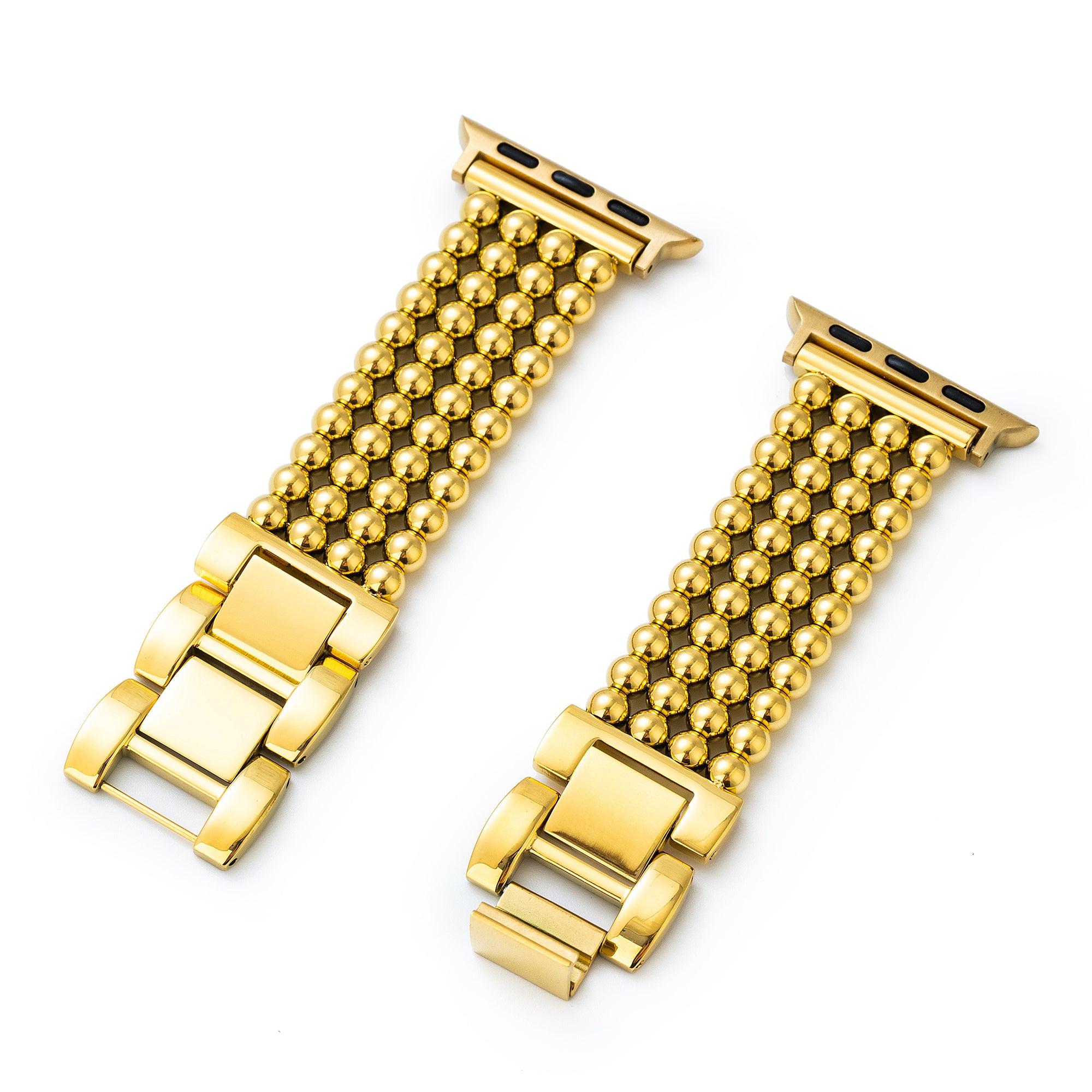 Stainless Steel Beaded Watch Band for Garmin