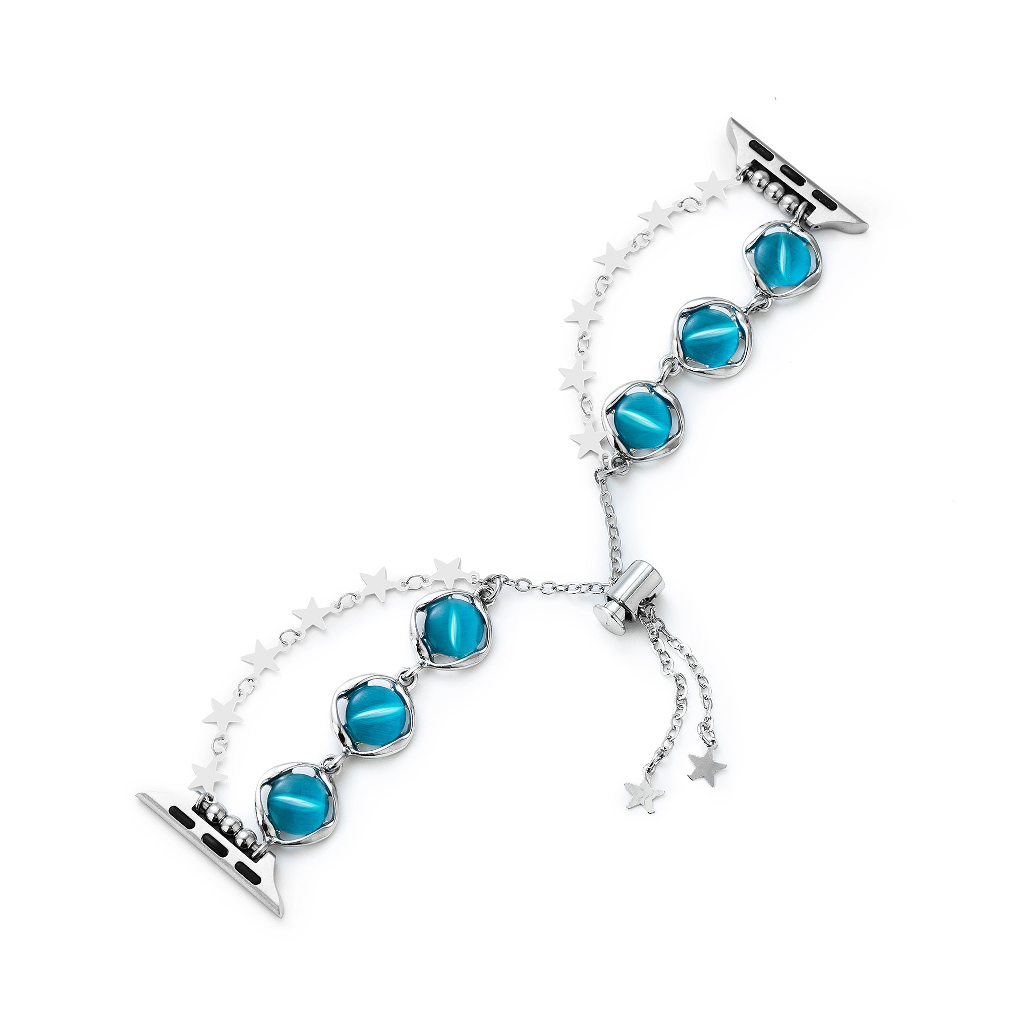 Star Chain Opal Beaded Watch Band for Apple Watch