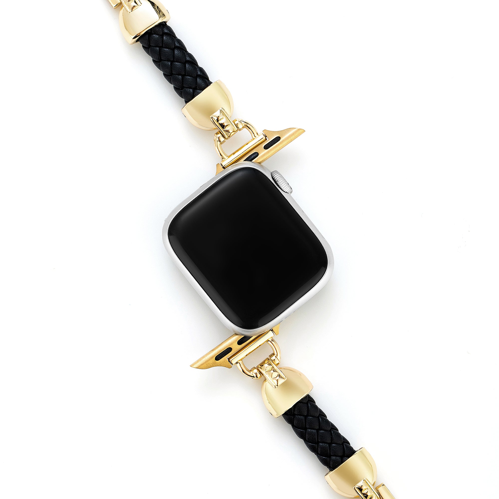 スリム織りメタルウォッチバンド