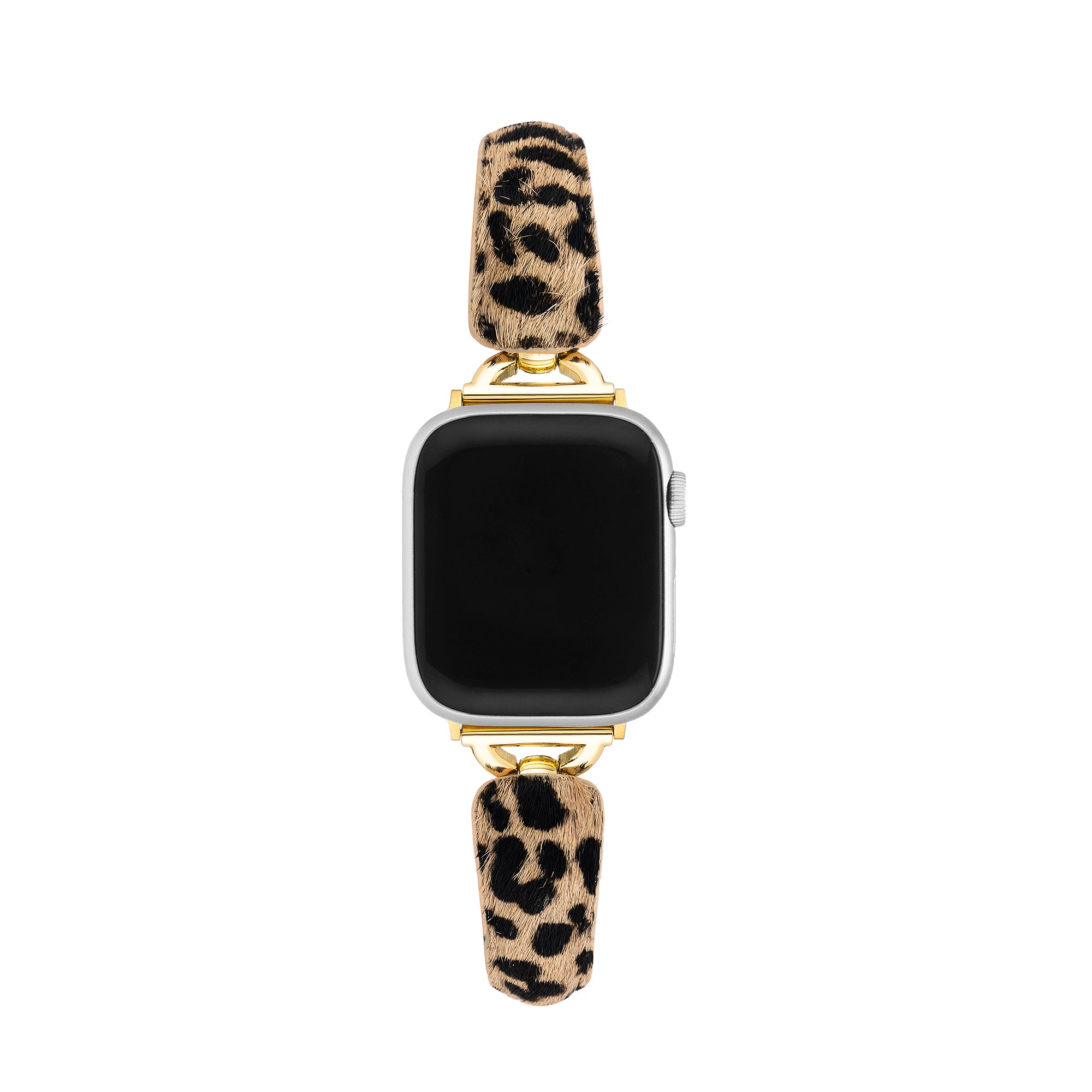 Leopard Print Fur Watch Band