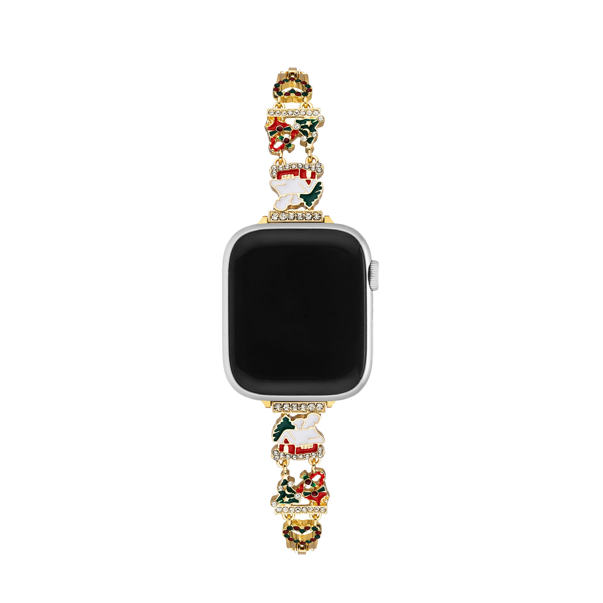 Christmas Charm Metal Watch Band for Apple Watch