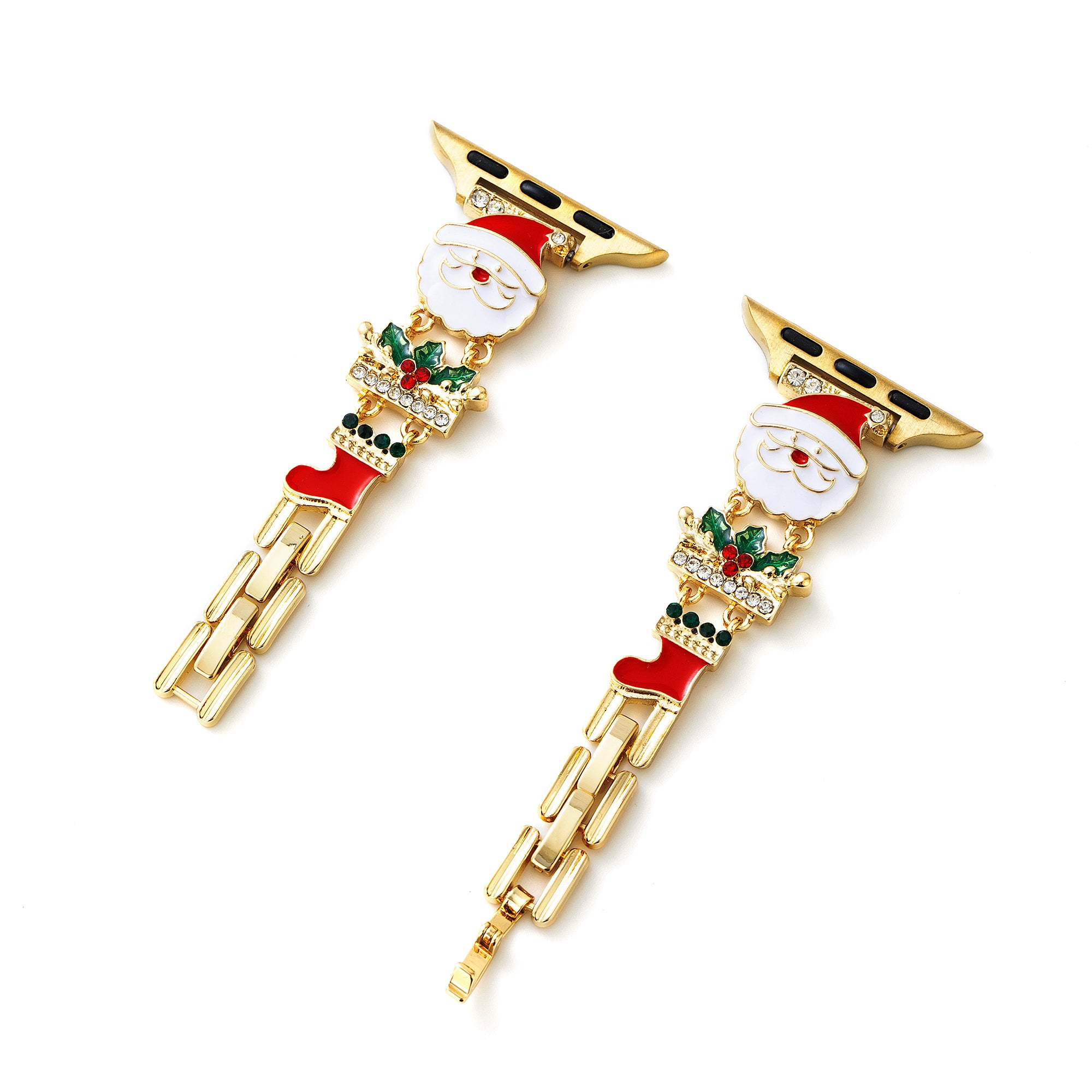 Christmas Charm Metal Watch Band for Apple Watch