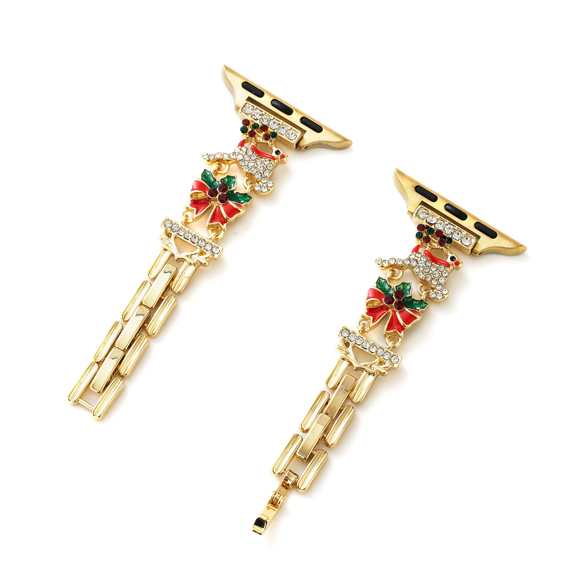 Christmas Charm Metal Watch Band for Fitbit