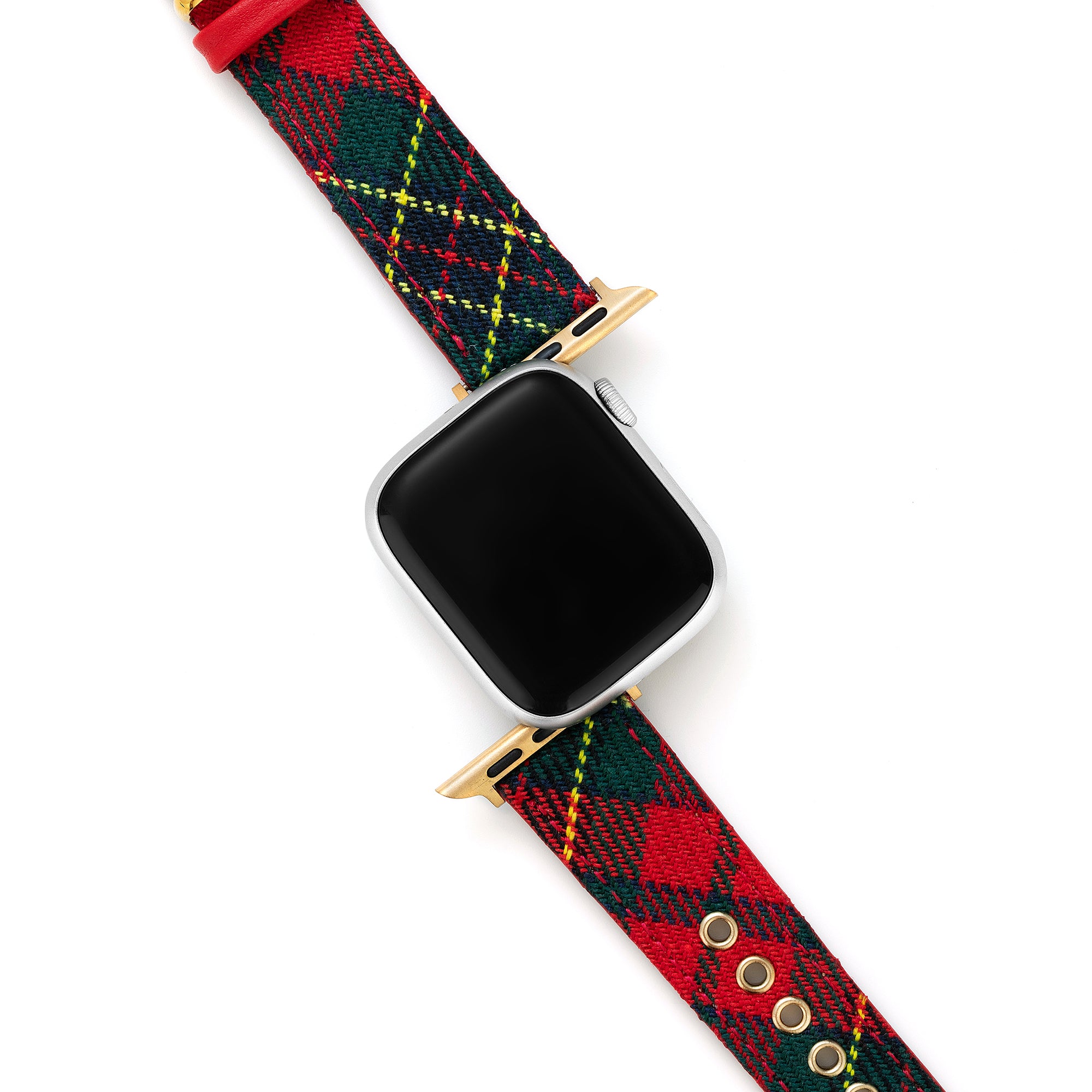 Festliches Tartan Armband für die Apple Watch