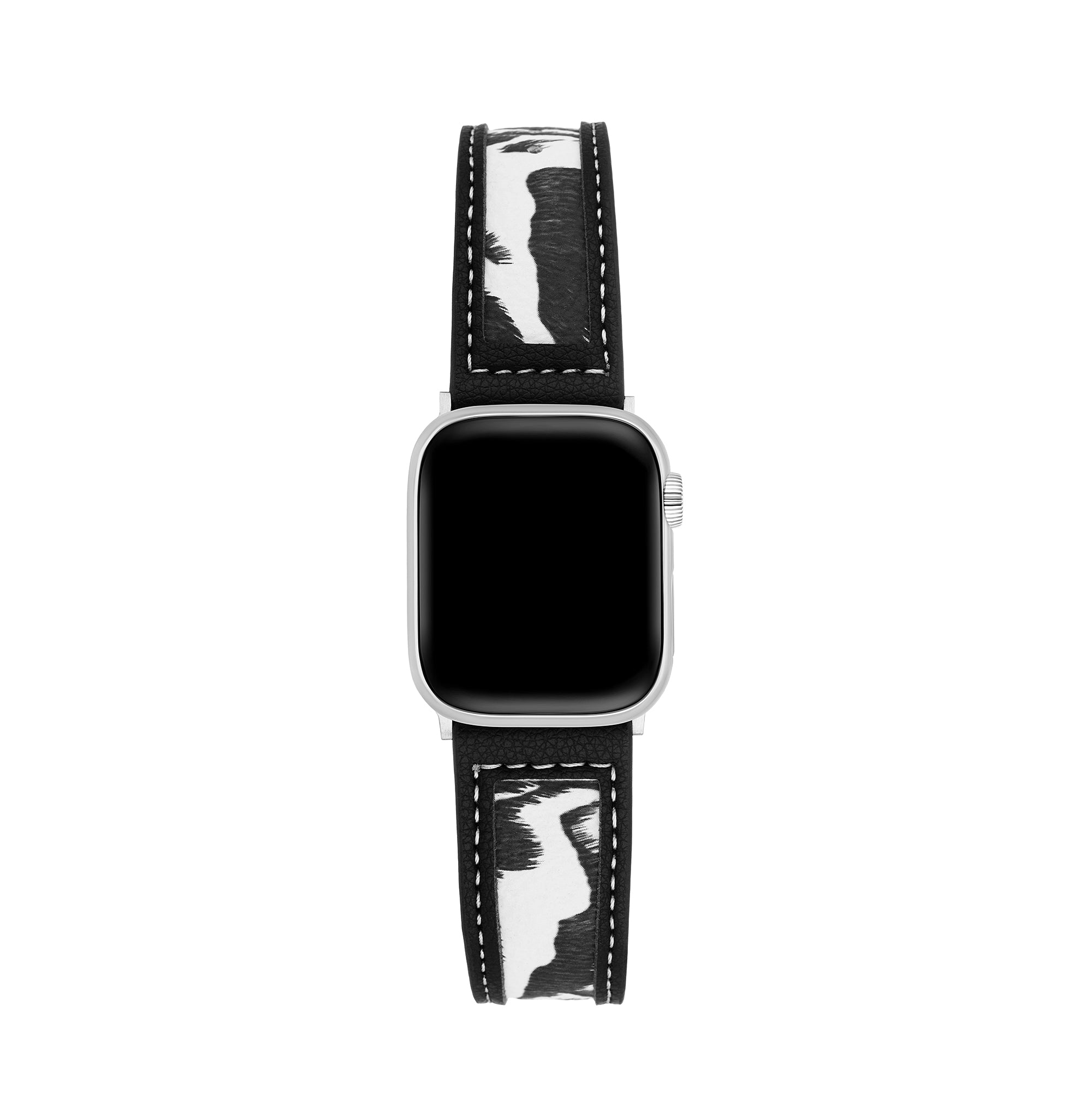 Wilder Print Leather Watch Band