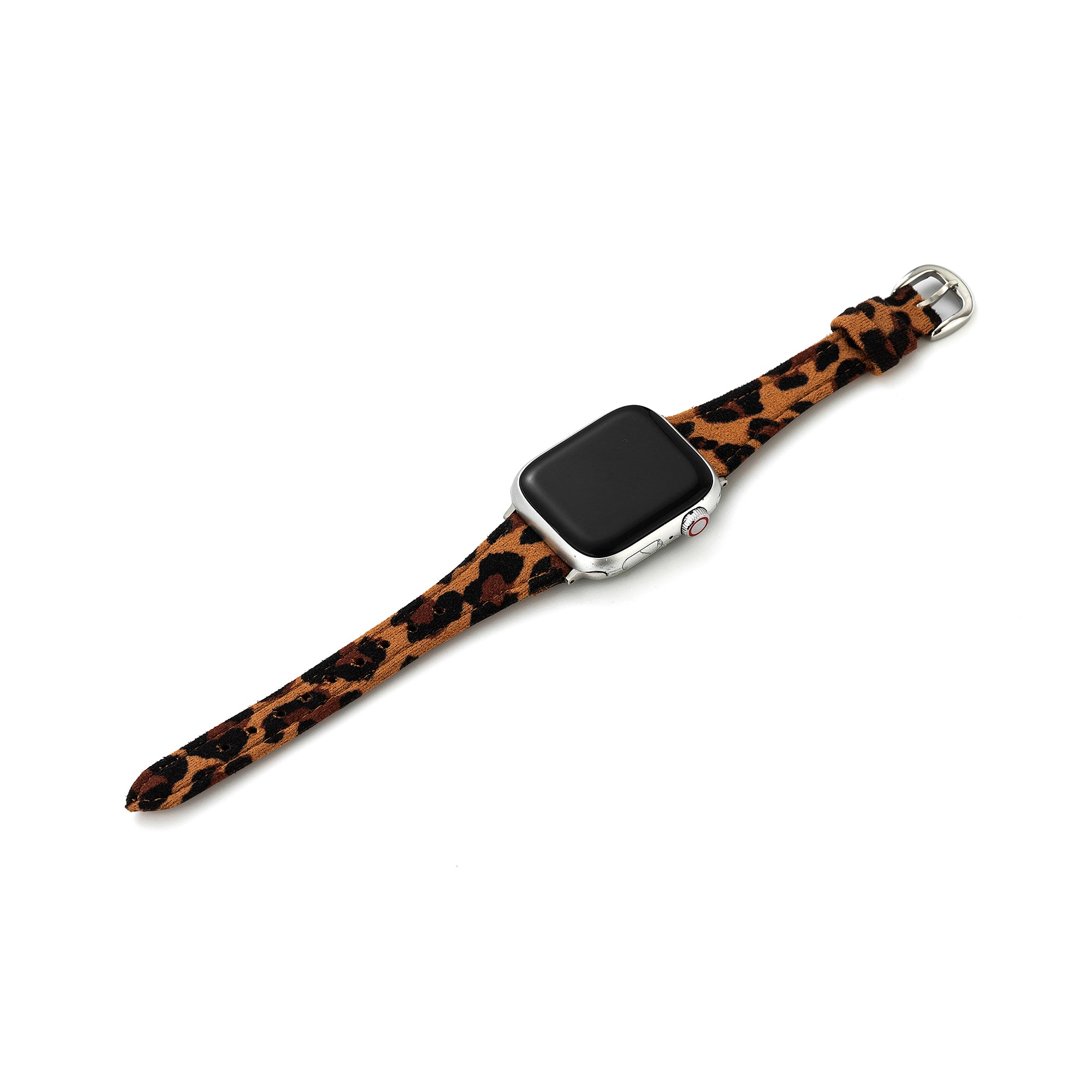 Leoparden Wildleder Armband für die Apple Watch