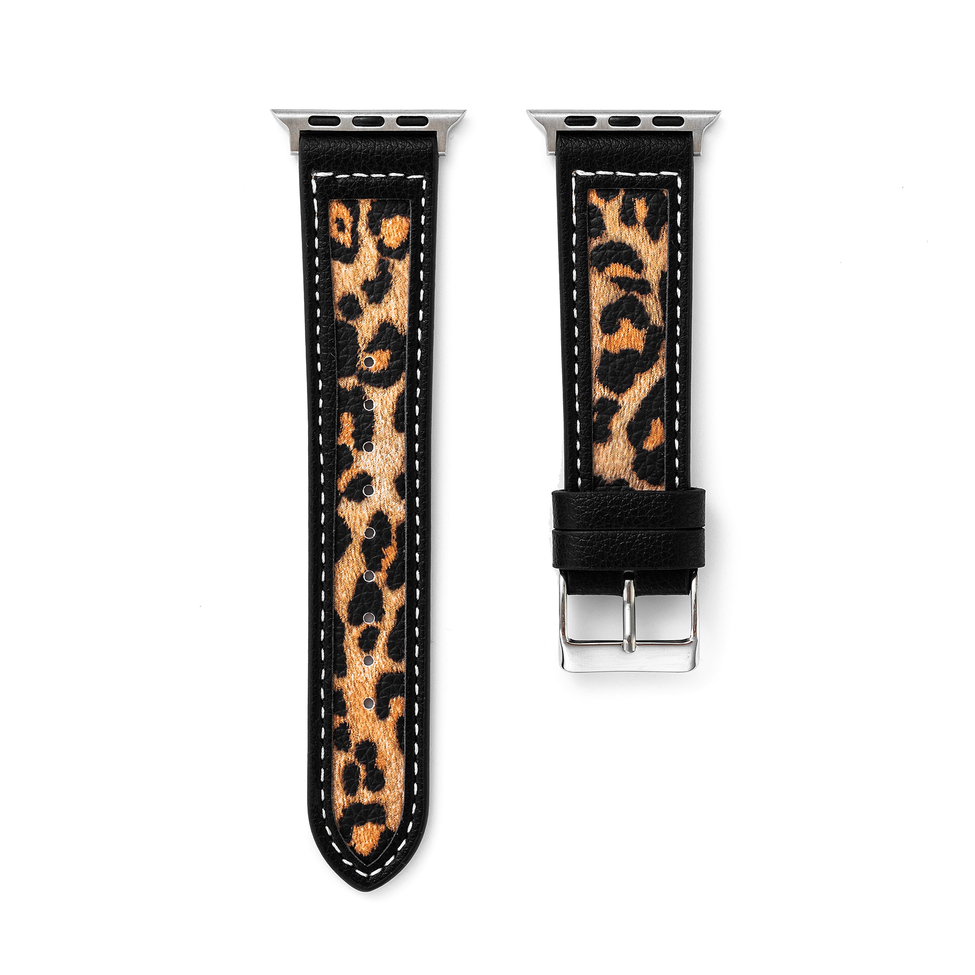 Wilder Print Leather Watch Band