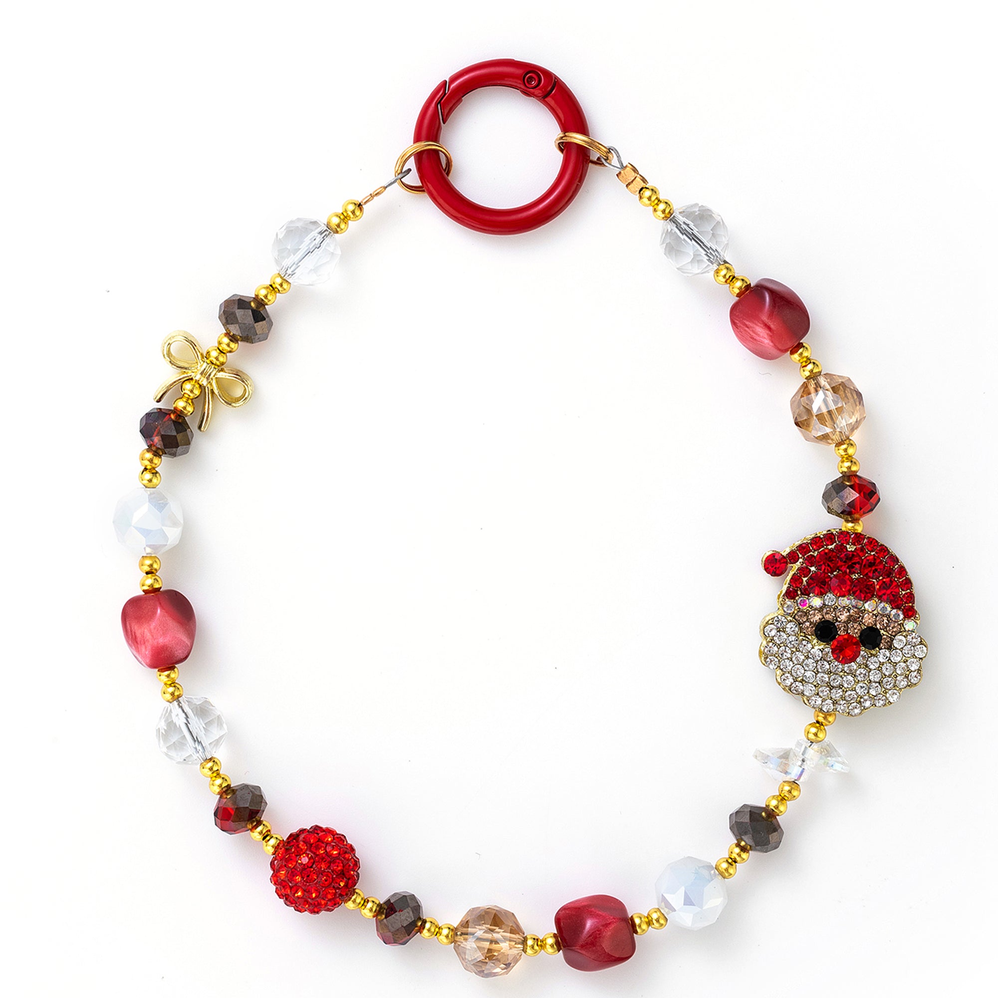 حزام هاتف مرصع بالخرز اللامع