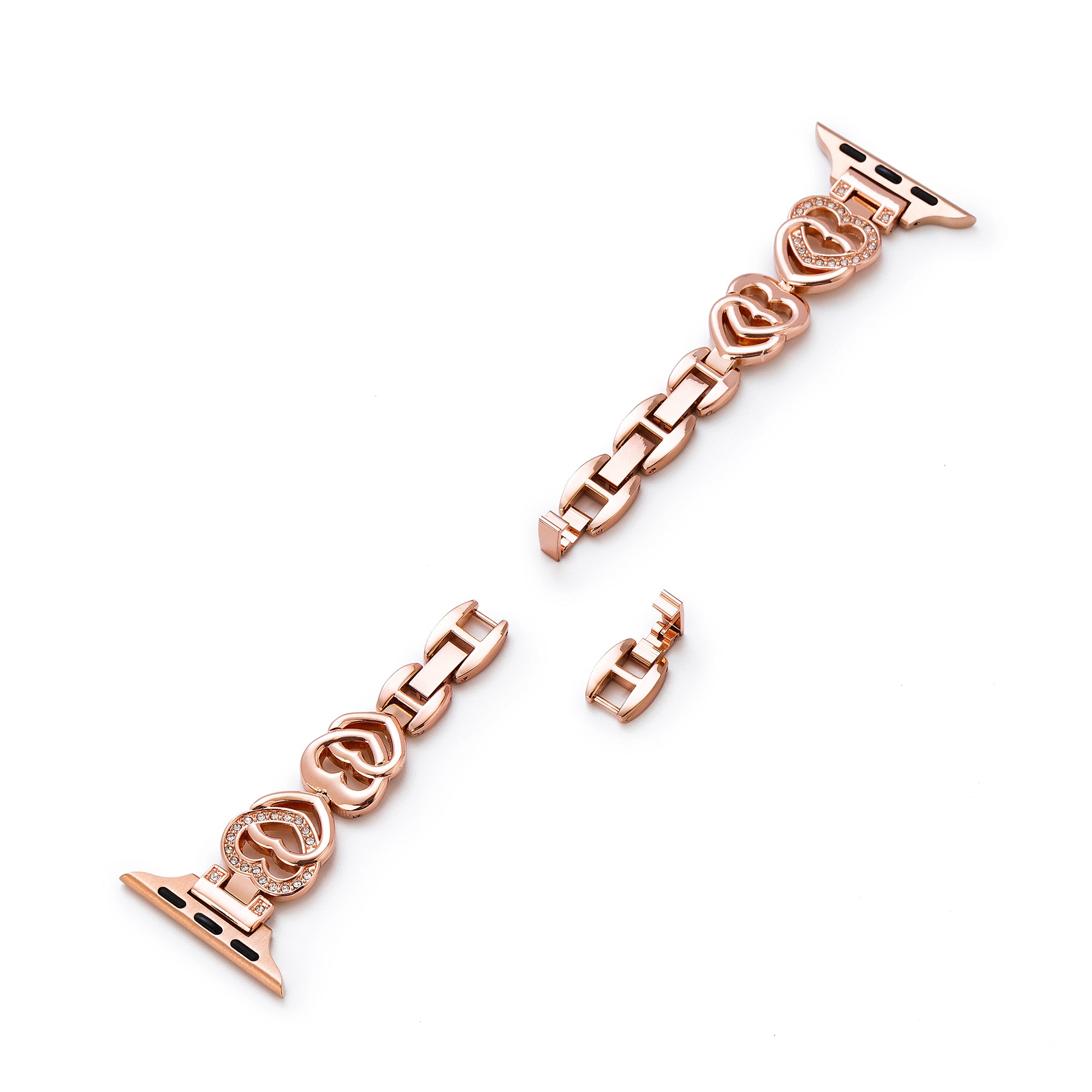 Twin Heart Metal Watch Band for Apple Watch