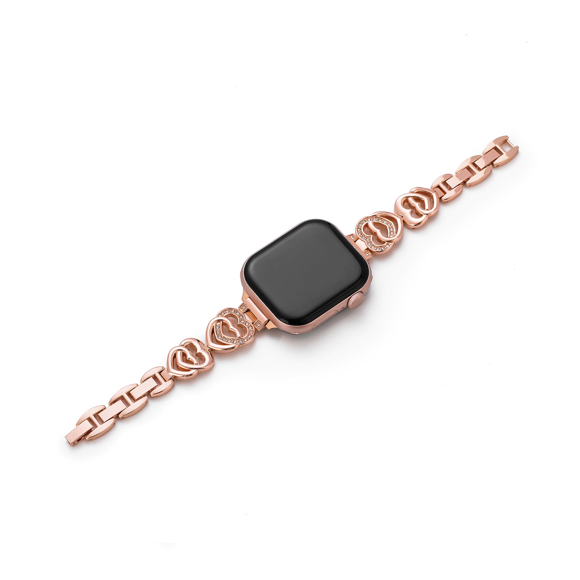 Twin Heart Metal Watch Band for Apple Watch