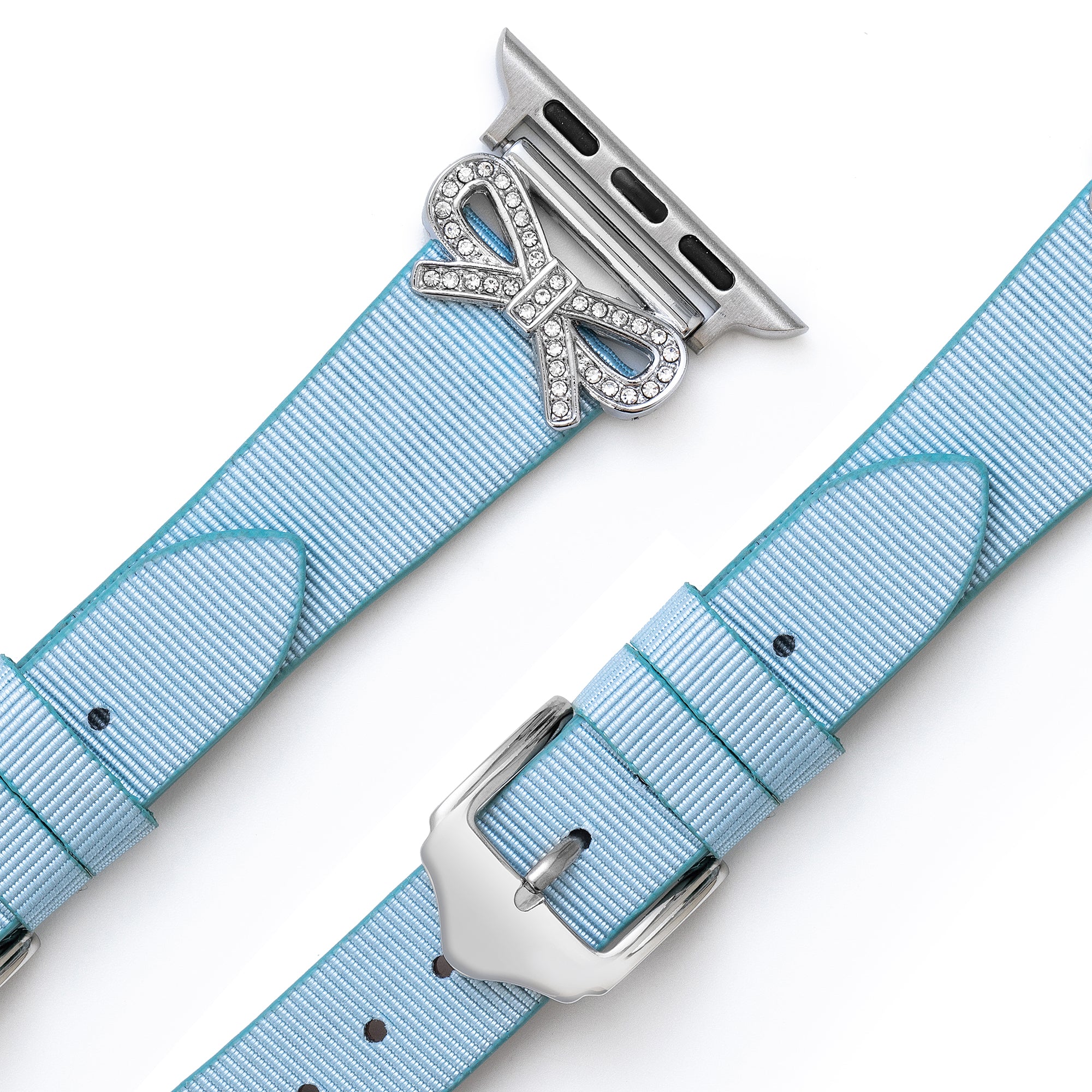 クリスタル 蝶結び 腕時計バンド