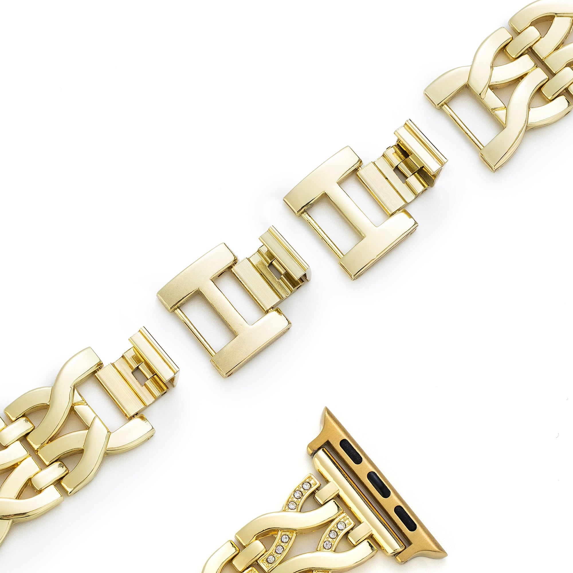 Double Twist Metal Watch Band for Apple Watch