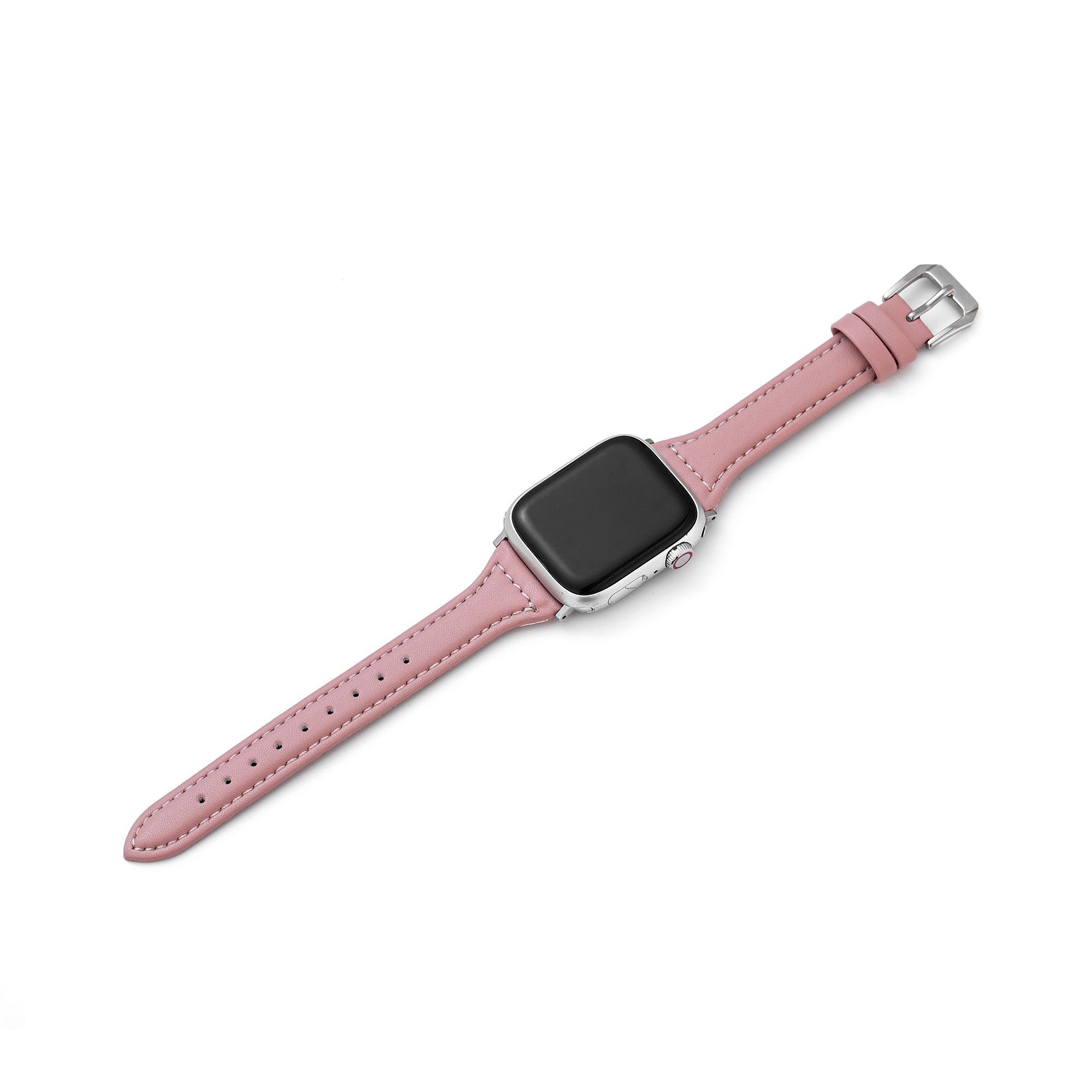 سوار ساعة من الجلد الطبيعي بتصميم بسيط لساعة Apple Watch