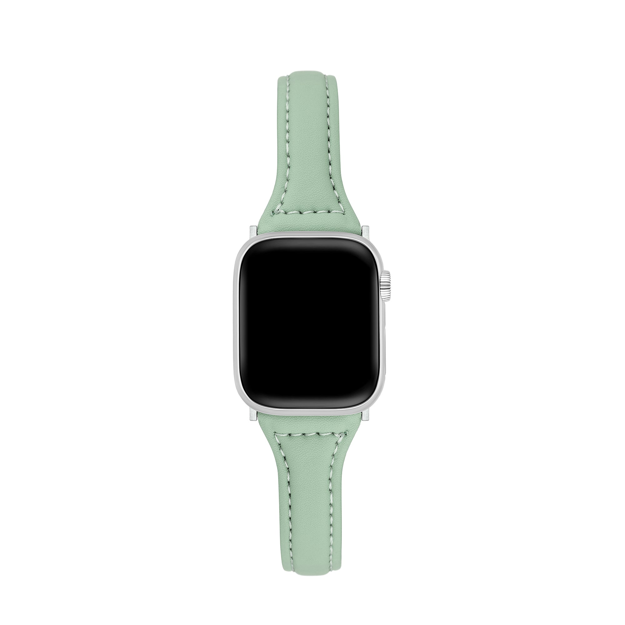 سوار ساعة من الجلد الطبيعي بتصميم بسيط لساعة Apple Watch