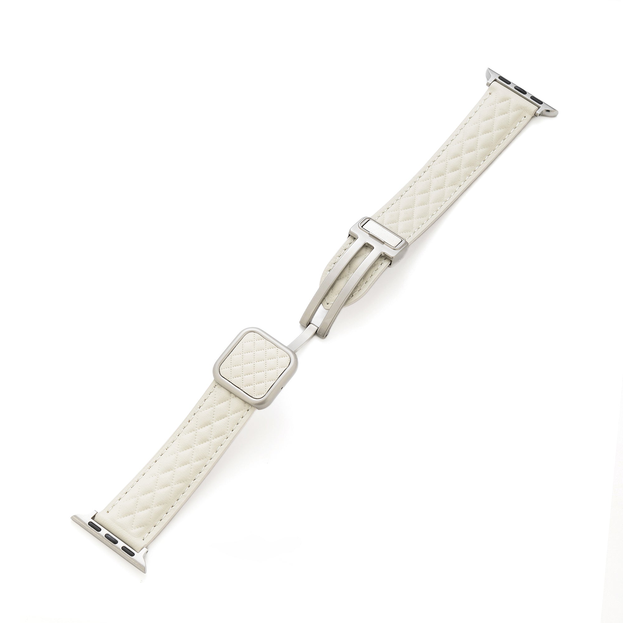 Quilted Leather Watch Band for Apple Watch