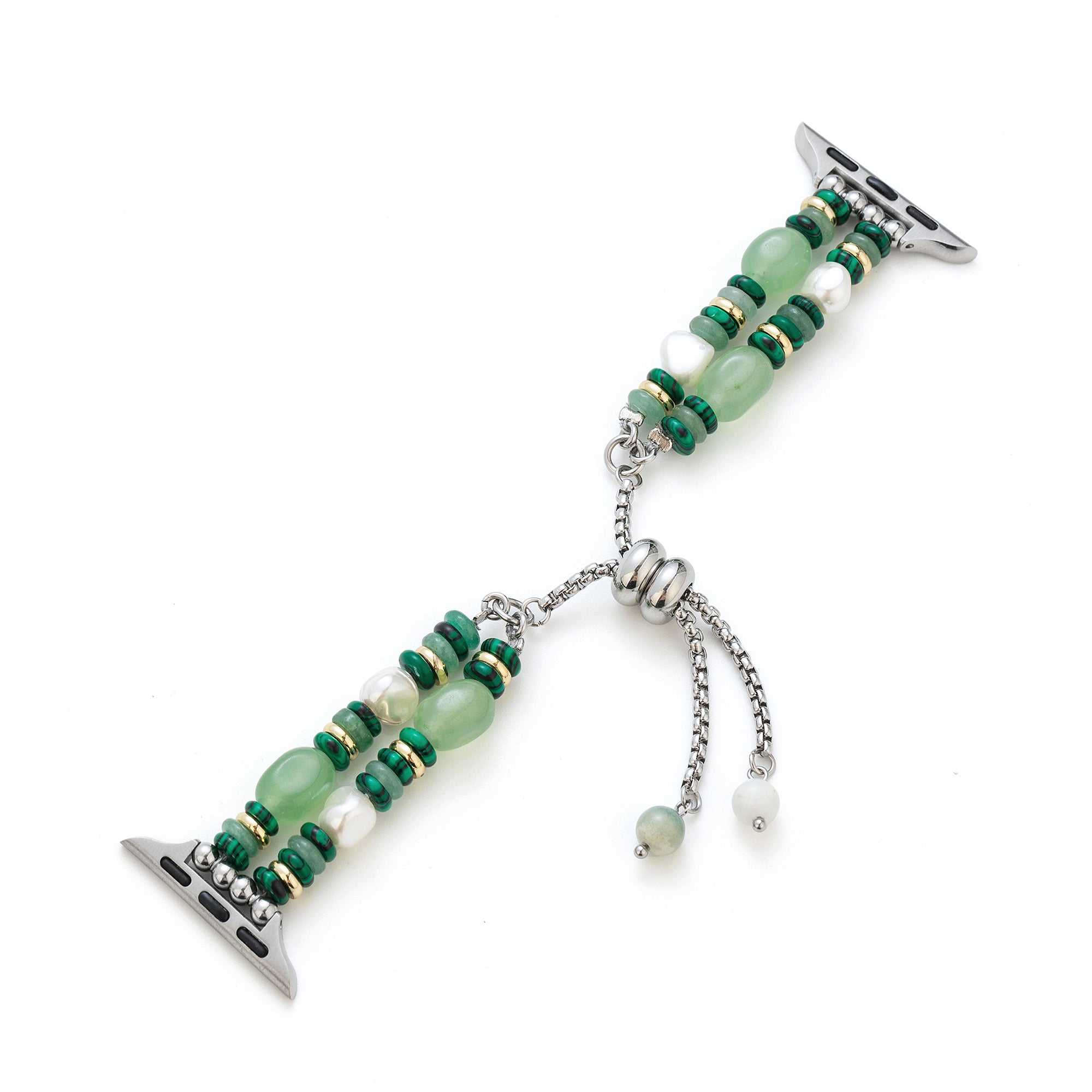 سوار ساعة Apple Watch للنساء مرصع بالأحجار الطبيعية