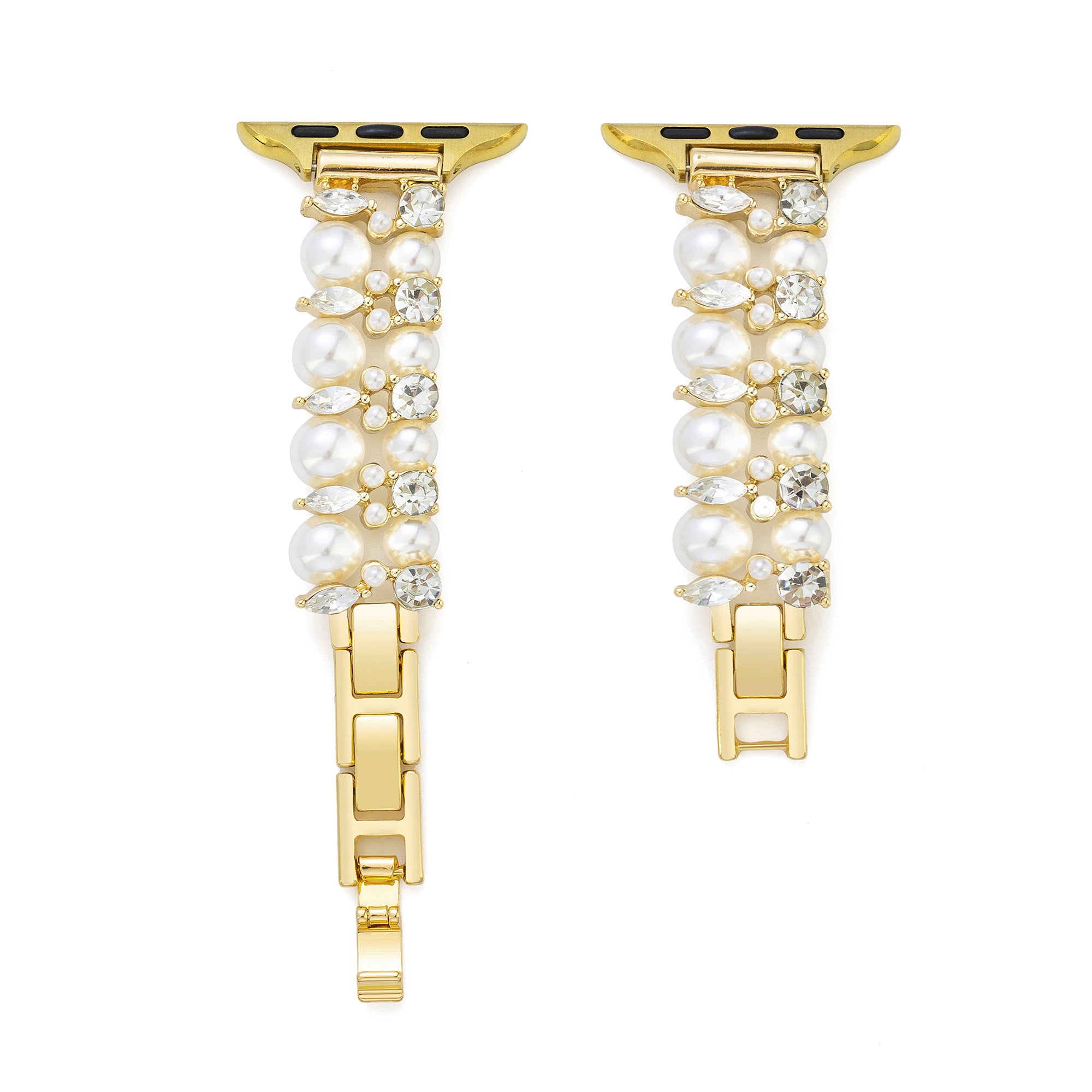 Apple Watch用レディースパーリークリスタルウォッチバンド