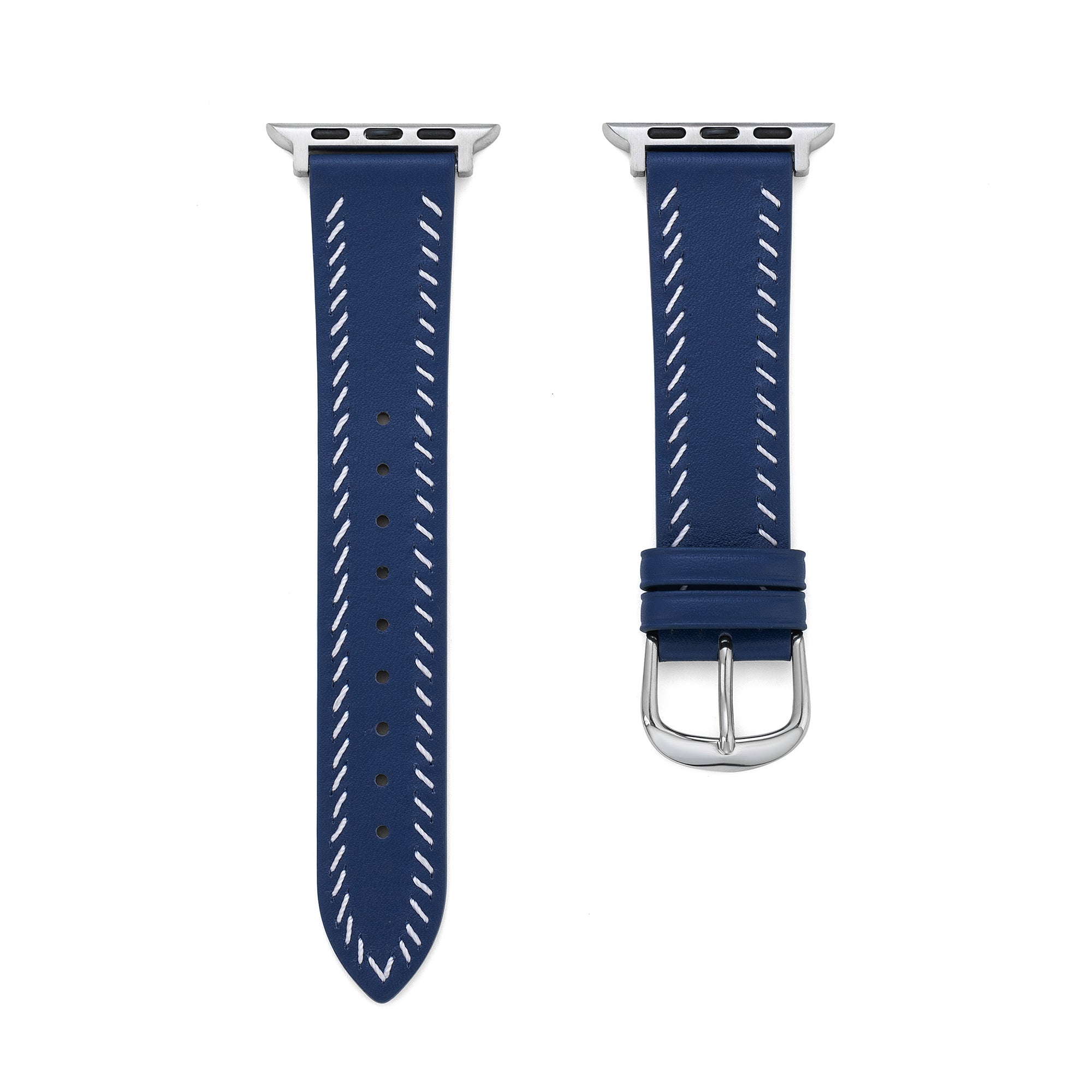 Unisex Stitching Leather Watch Band for Apple Watch