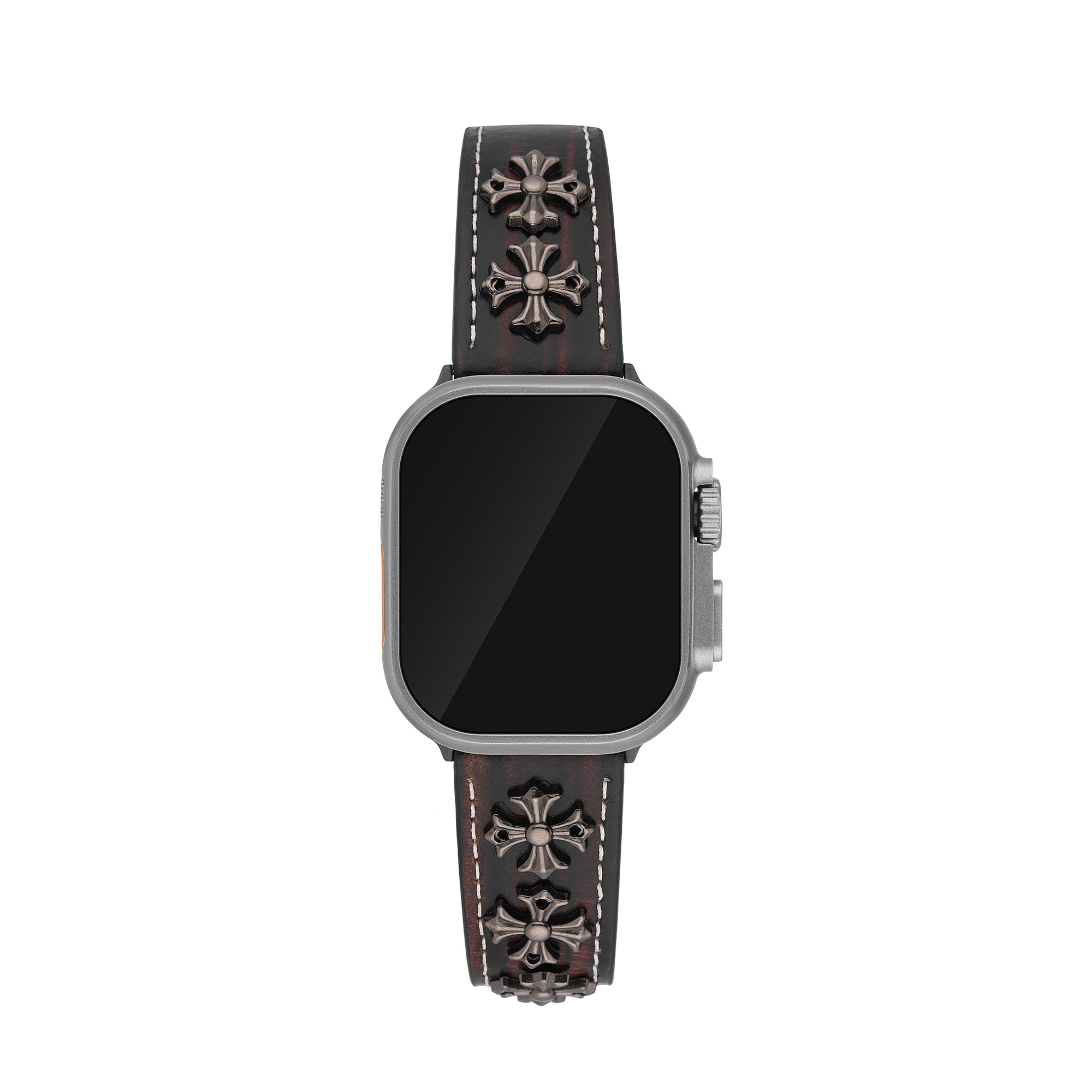 Apple Watch用ユニセックスクロスレザーウォッチバンド