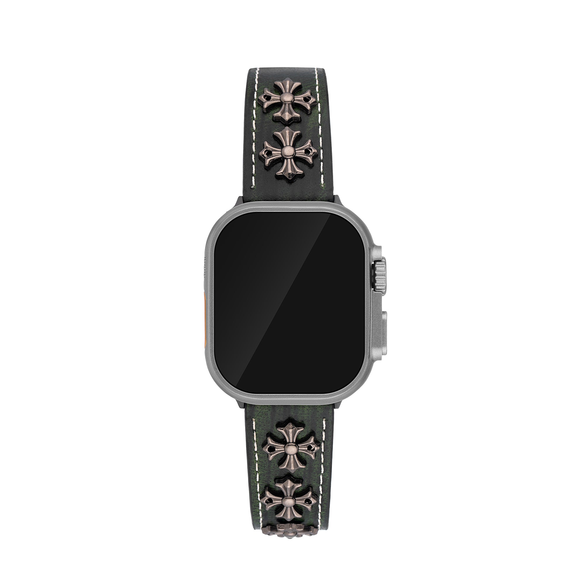 Apple Watch用ユニセックスクロスレザーウォッチバンド