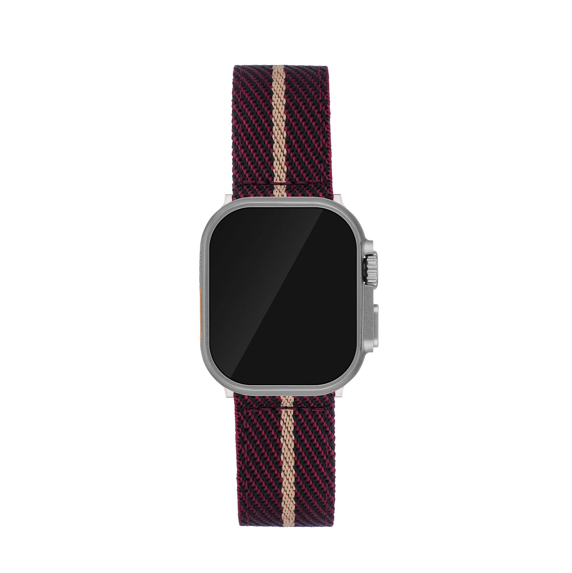 سوار ساعة مخطط للجنسين لساعة Apple Watch