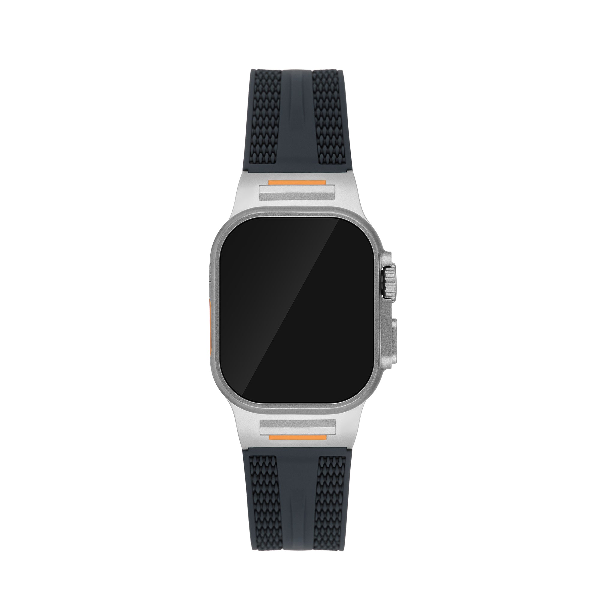 メンズテクスチャードシリコンウォッチバンド