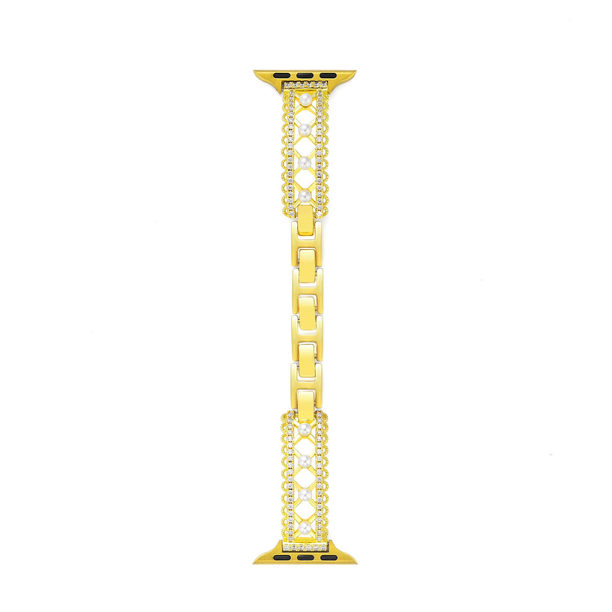 Lace-Inspired Pearl Watch Band for Garmin