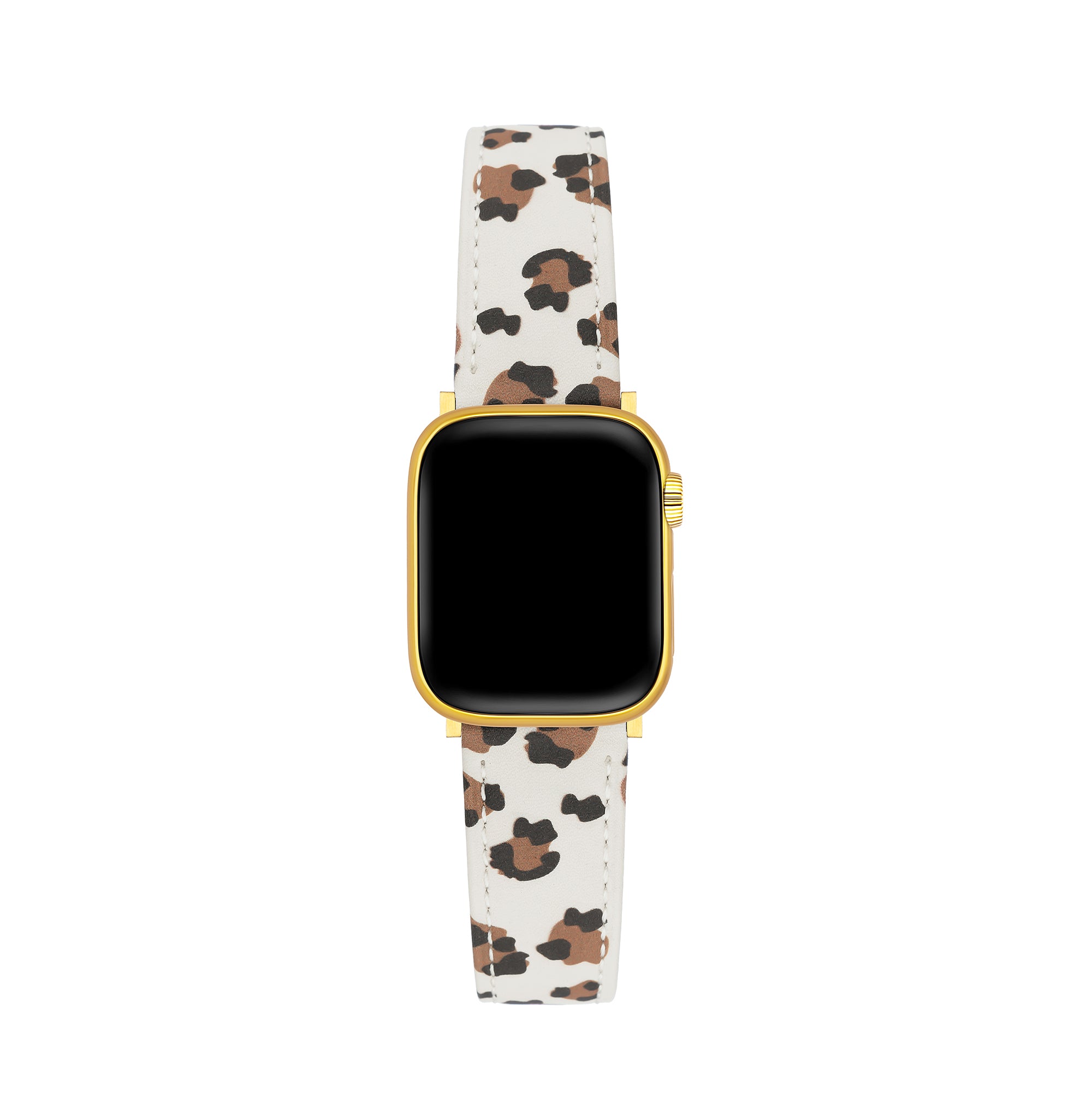 Leopard Print Leather Watch Band for Apple Watch
