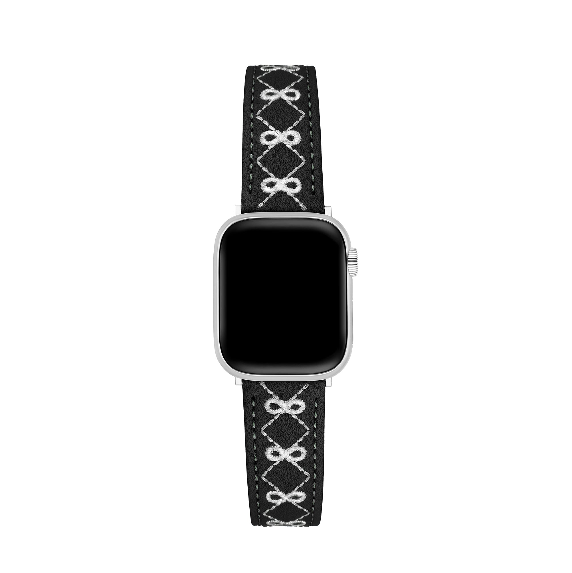 Besticktes Schleifen-Lederarmband für Galaxy