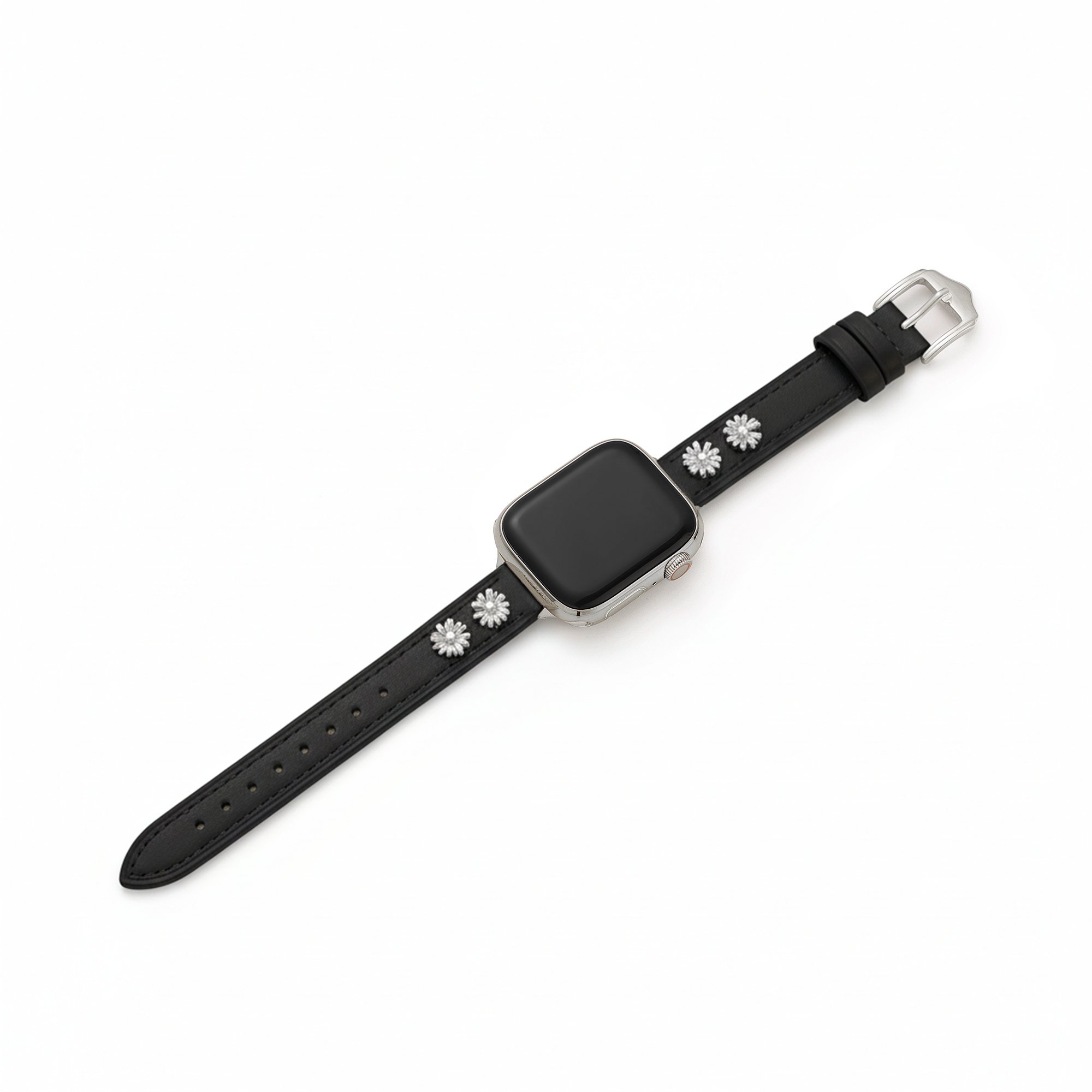 Galaxy用レディースデイジーレザーウォッチバンド